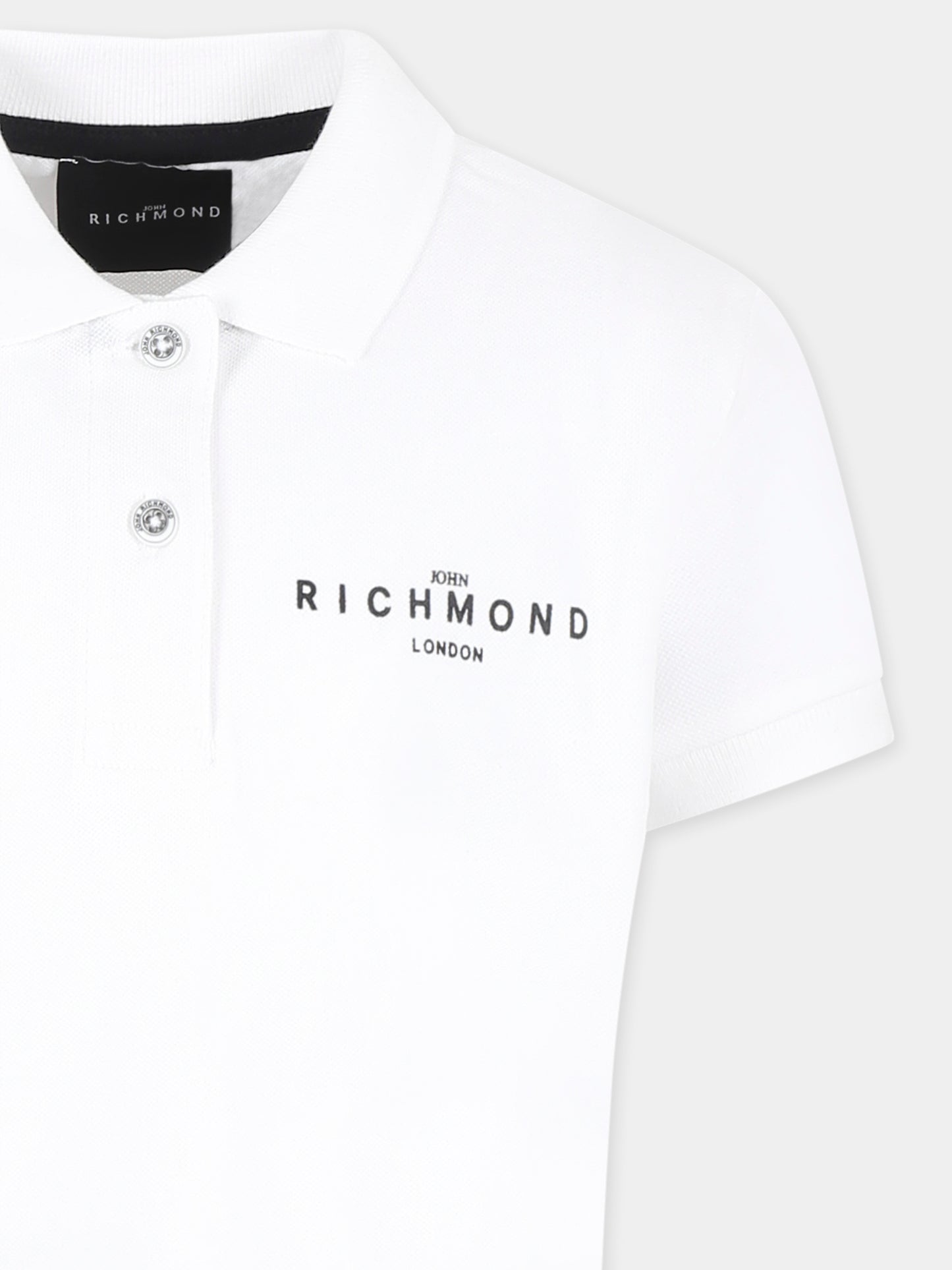 White suit for girl with logo