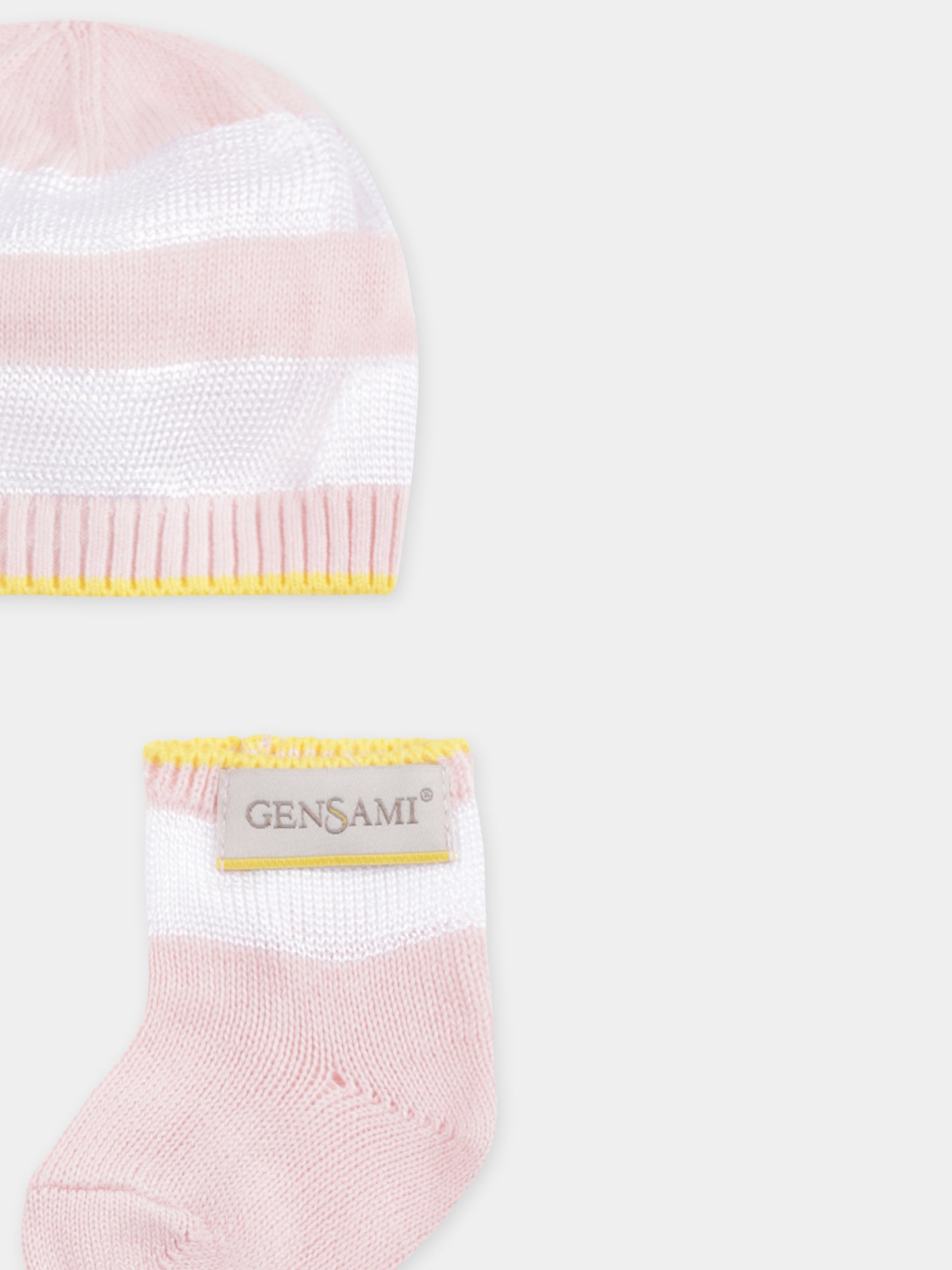 Pink accessory set for baby girl