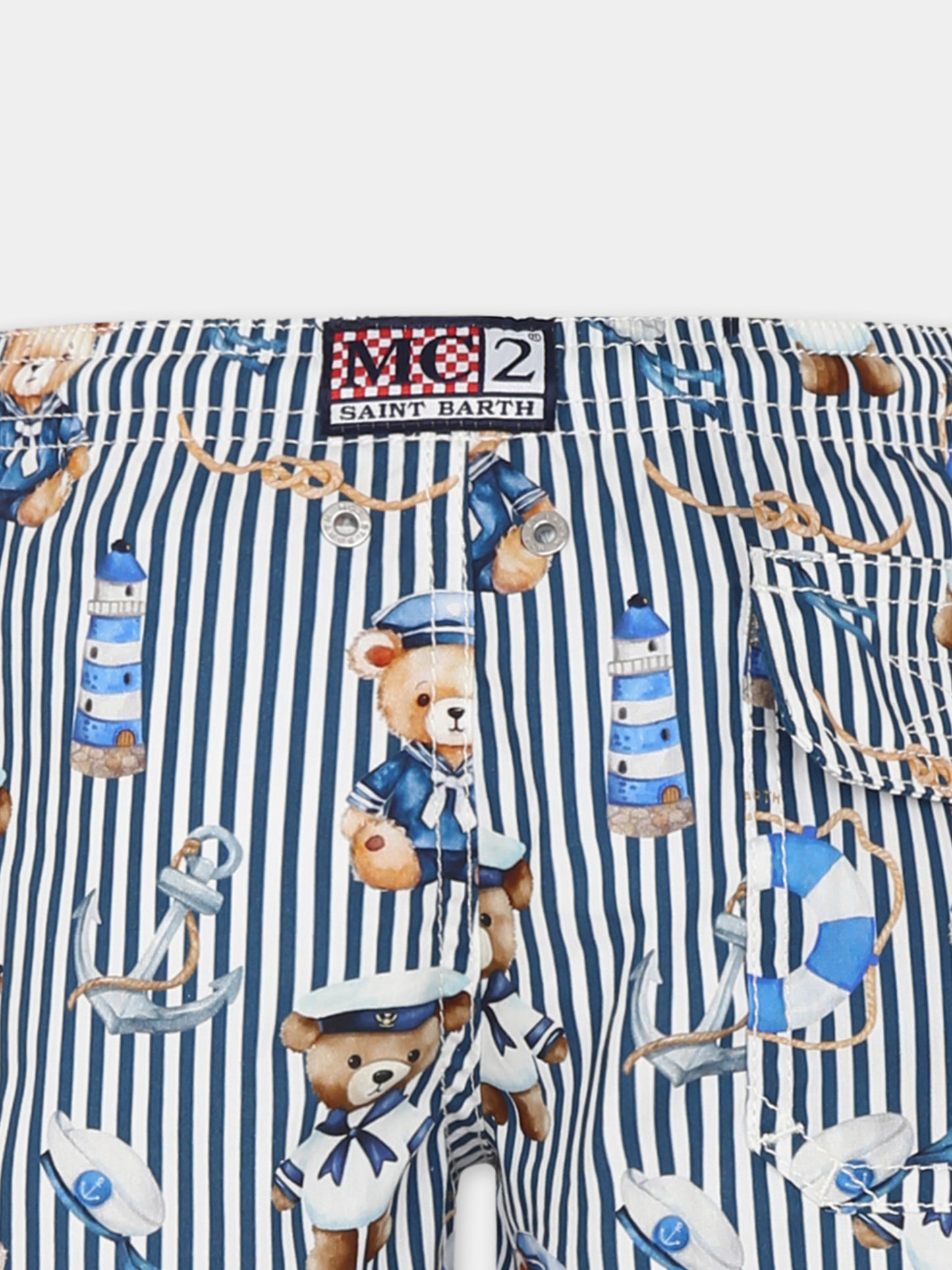 Boxer mare per bambino con orsetto all over,Mc2 Saint Barth,JOEL001 04838H