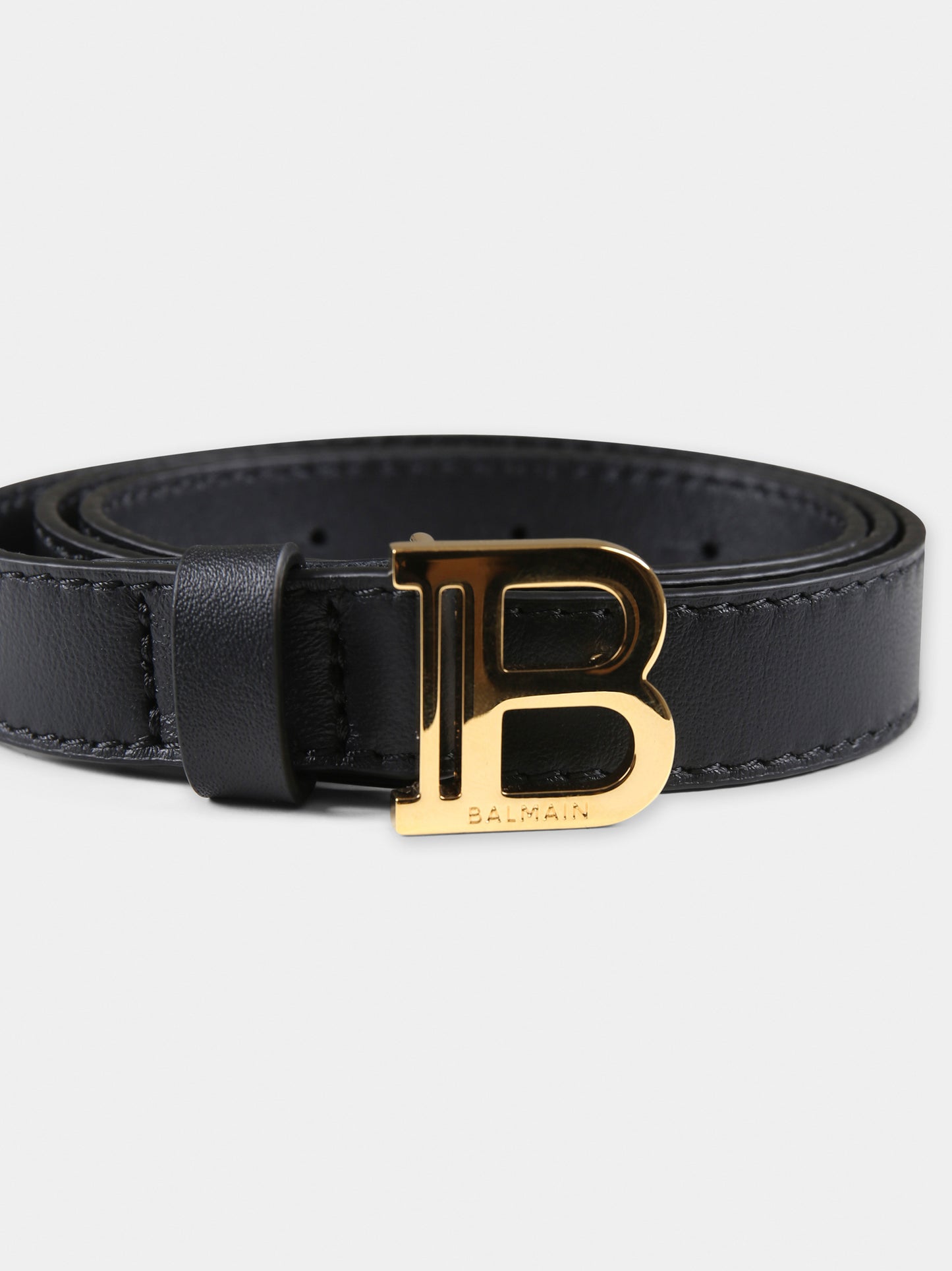 Black belt for girl with logo