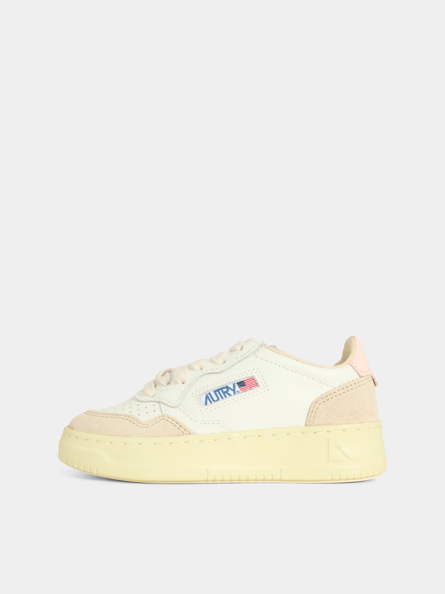 Sneakers bianche per bambina con logo,Autry,KULK FS05