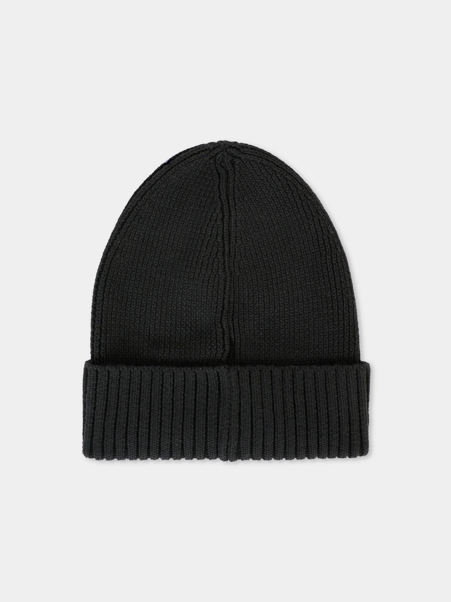 Berretto nero per bambini con logo,Tommy Hilfiger Junior,25CTAAU0AU01526 BDS