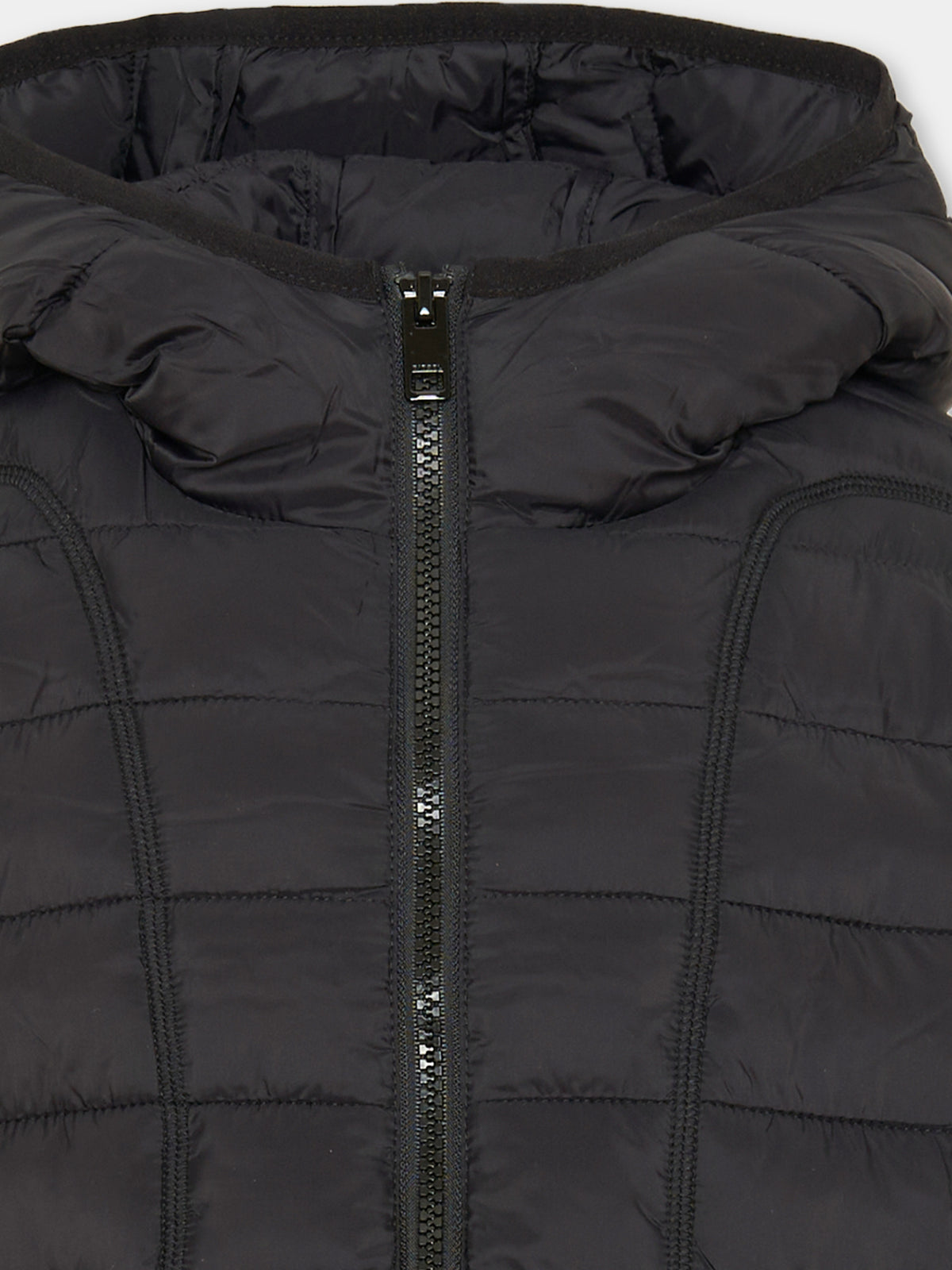 Piumino nero per bambino con logo,Diesel,J02425-KXBRD-K900