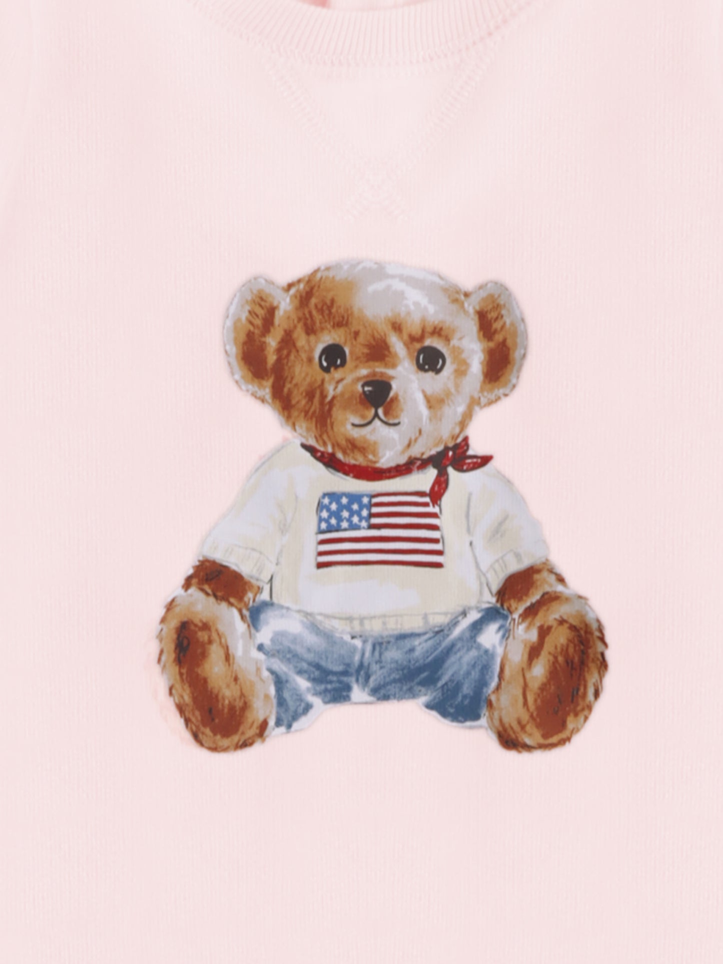 Tutina rosa per neonata con Polo Bear,Ralph Lauren Kids,898933001 DELICATE PINK