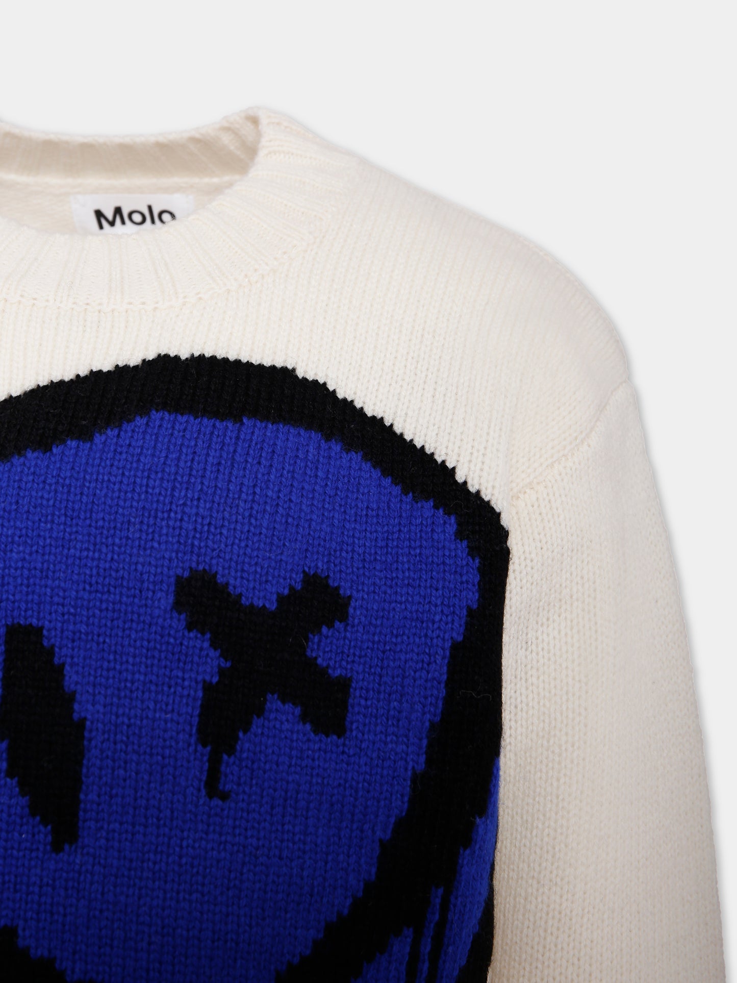 Maglione Brian avorio per bambini con smile,Molo,6W25K207 9639