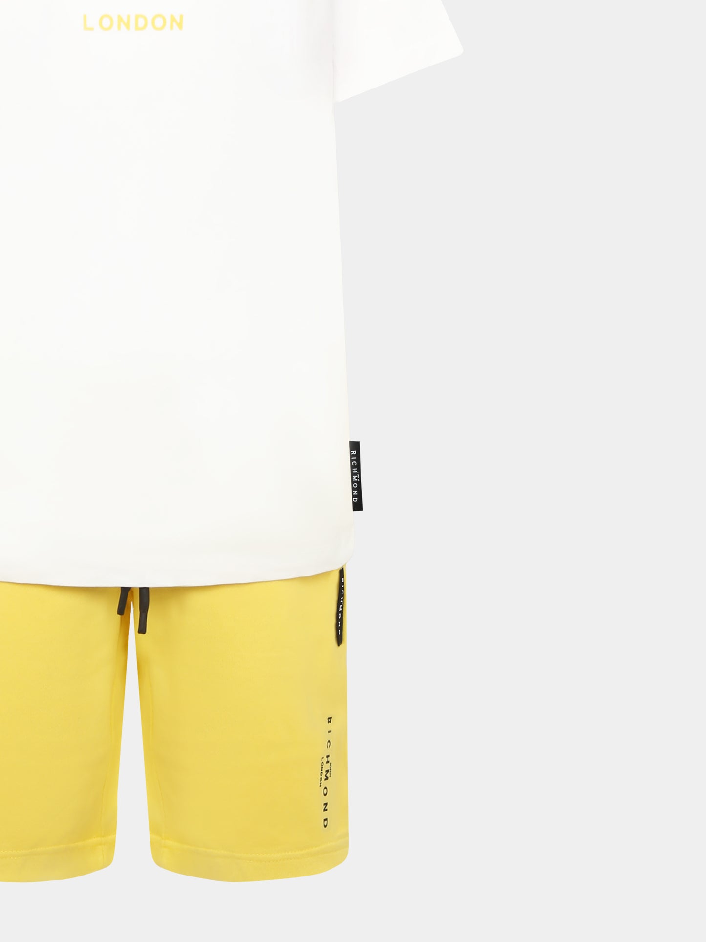 Completo giallo per bambino con logo,Richmond,RBP25008CJ YELLOW