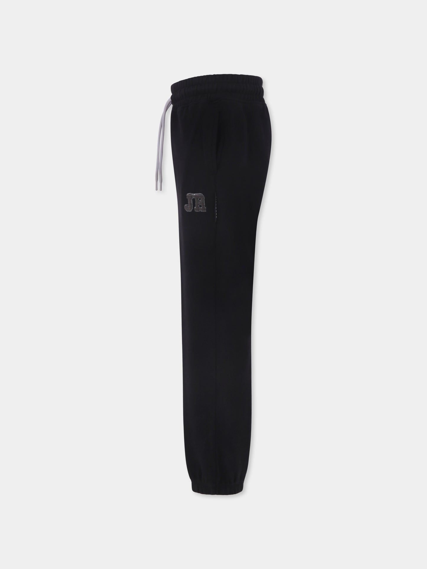 Pantaloni neri per bambino con logo,Richmond,RBP25171PA BLACK