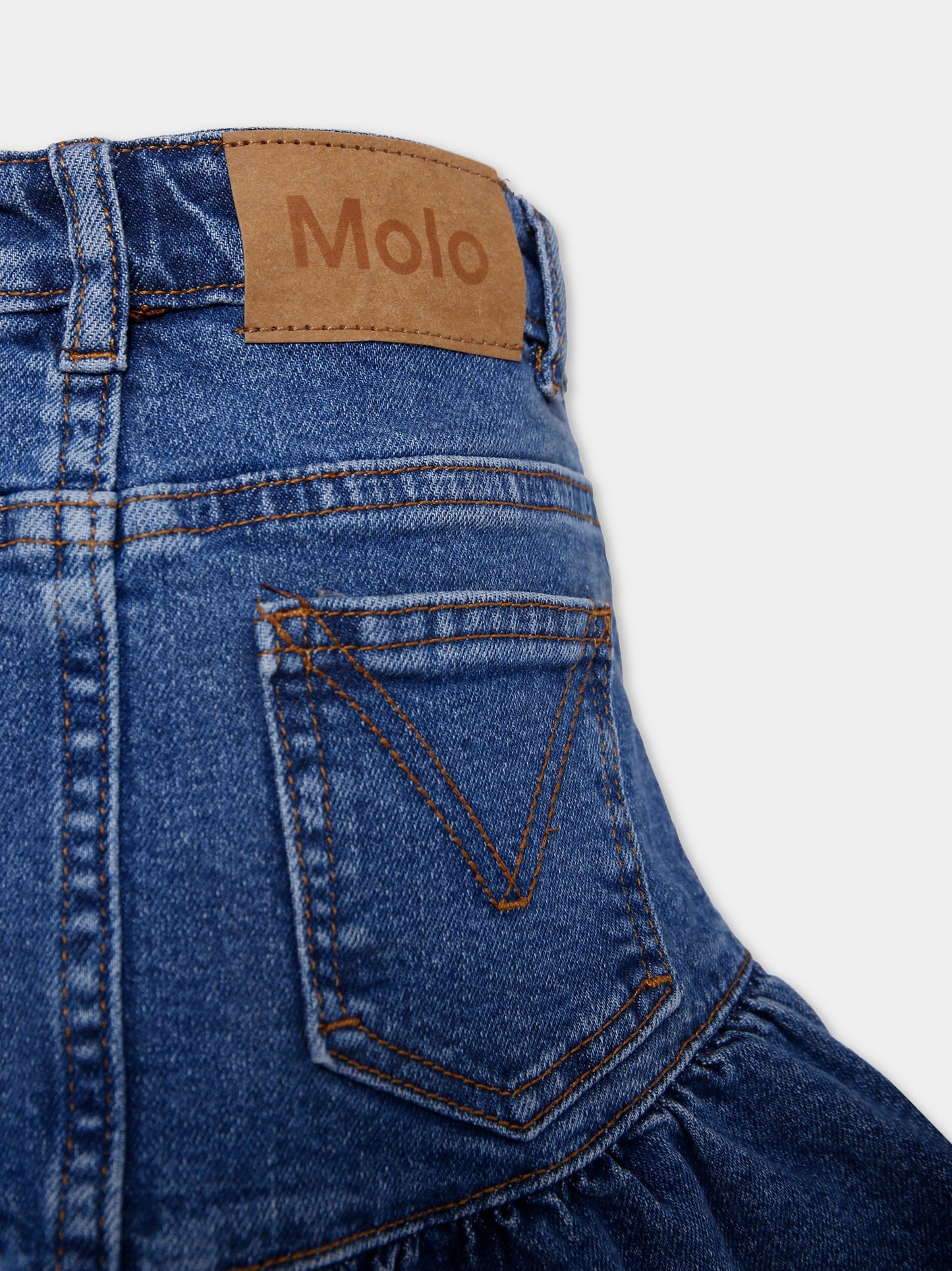 Gonna Bridget denim per bambina,Molo,2W25D127 5377