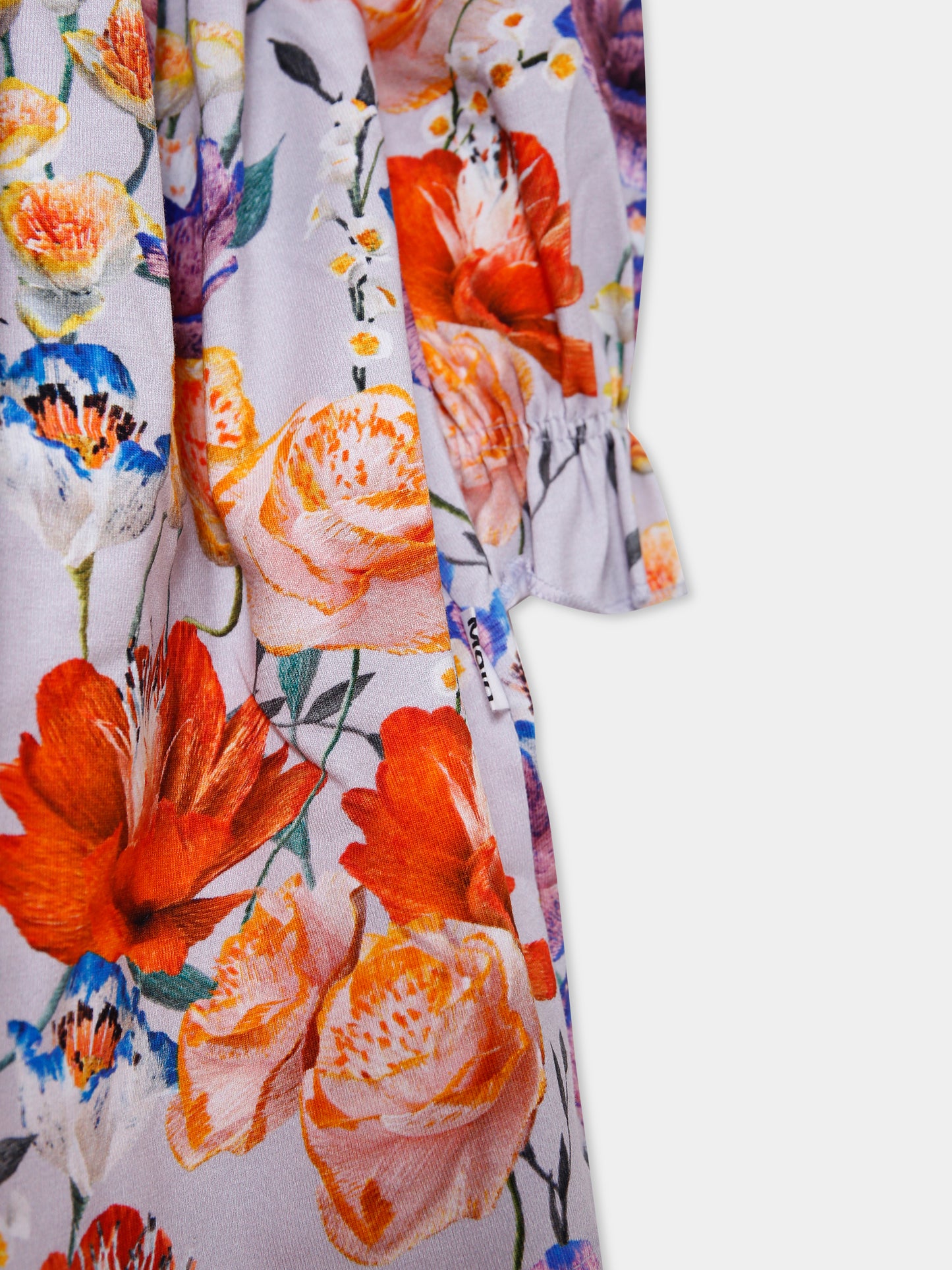 Vestito Camie lilla per bambina con stampa floreale,Molo,2W25E245 9378