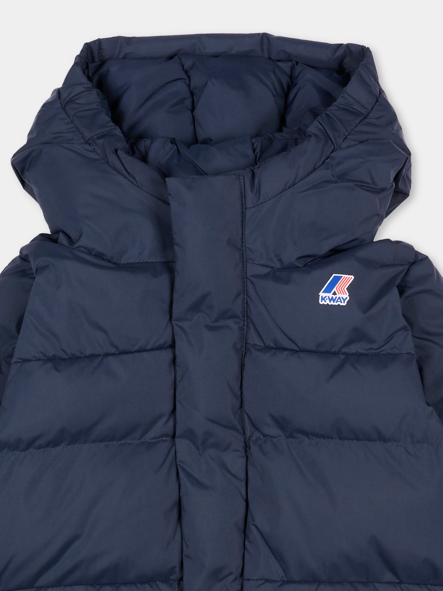 Piumino Le Vrai 4.0 Aurele blu per neonati,K-way,K7142VW K89