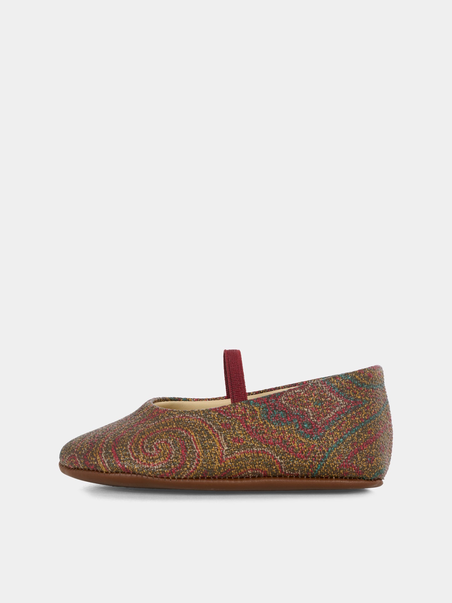 Ballerine multicolor per neonata con stampa pailsey,Etro,GX0006 B0082 999
