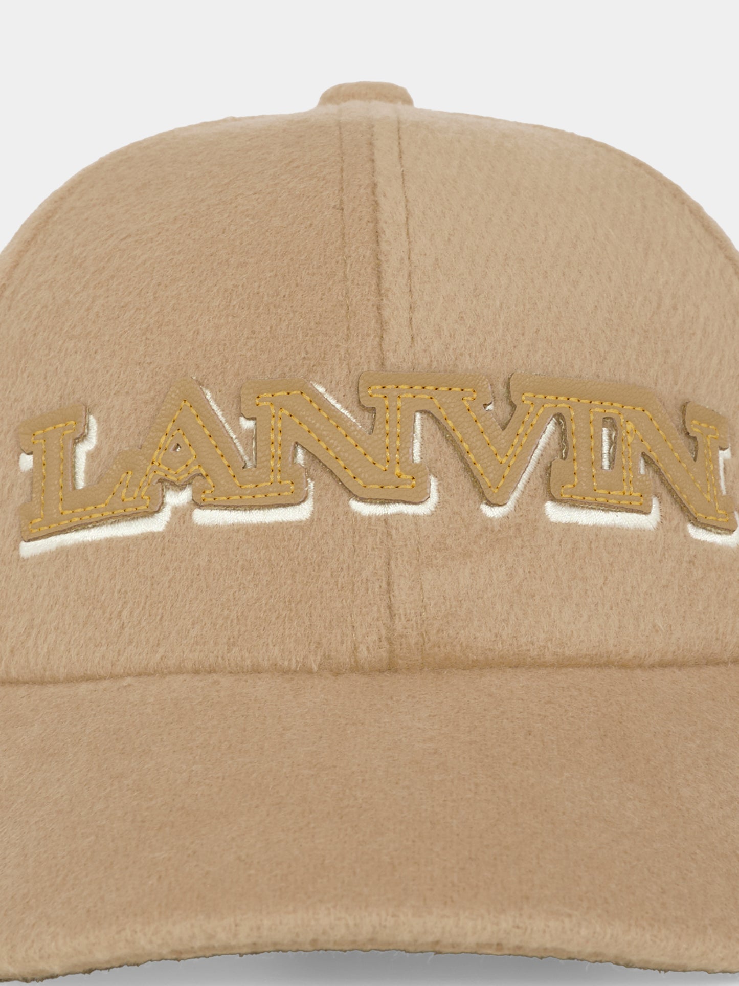 Cappello beige per bambino con logo,Lanvin Petite,N30309 276