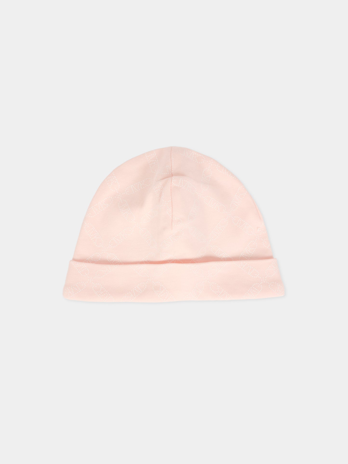 Set tutina rosa per neonata con logo,Michael Kors,R30503 46M