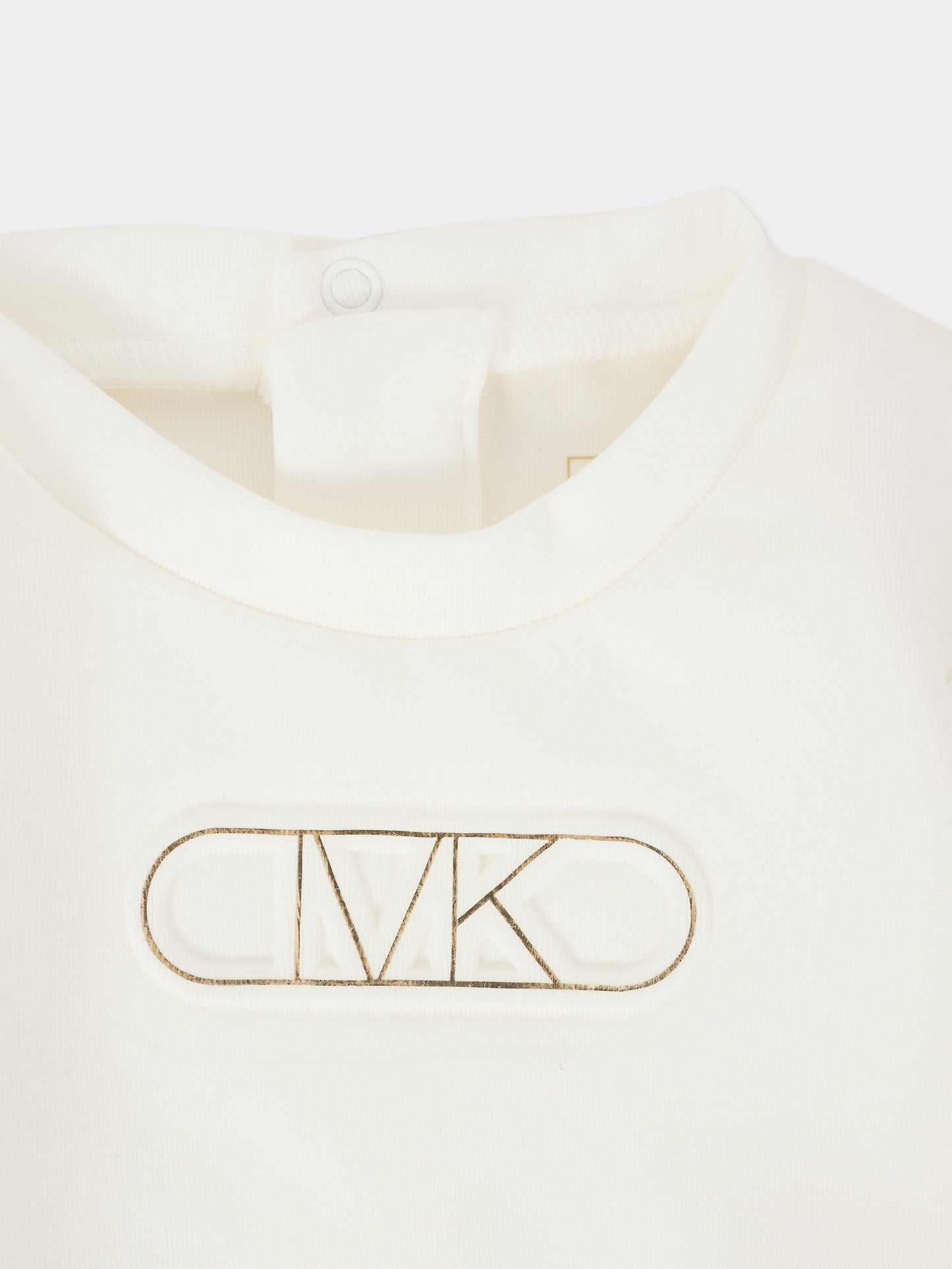 Completo avorio per neonata con logo,Michael Kors,R30506 N48