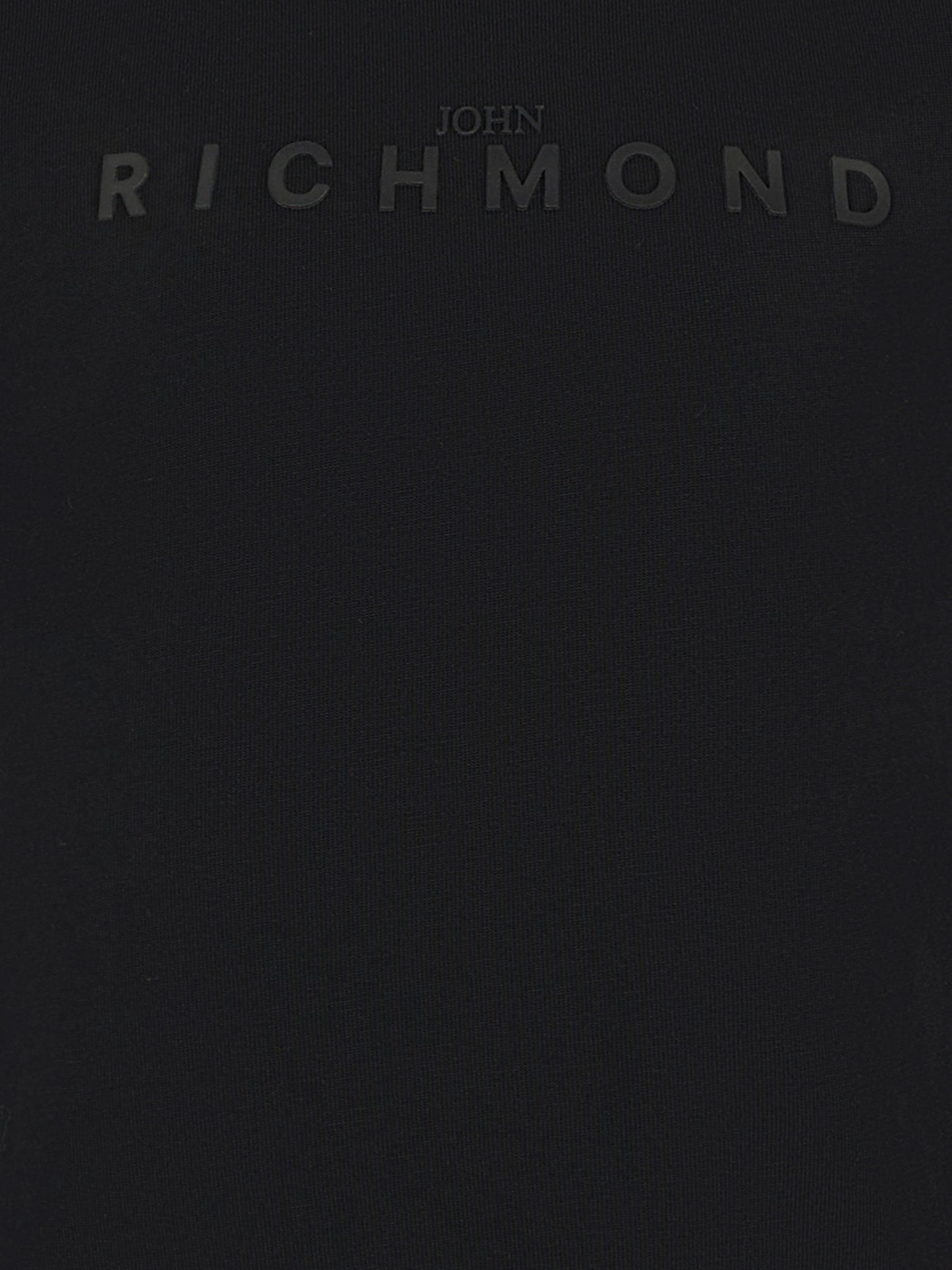 T-shirt nera per bambini con logo nero,Richmond,RBA25009TS BLACK