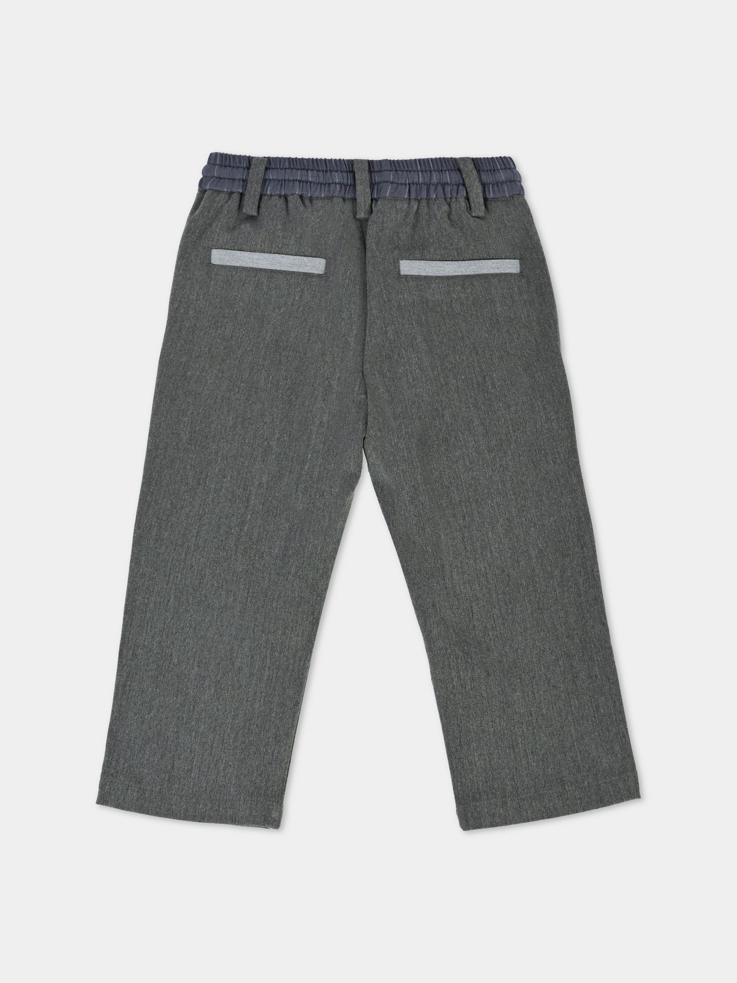 Pantaloni grigi per neonato,Richmond,RIA25062PA GREY STEEL