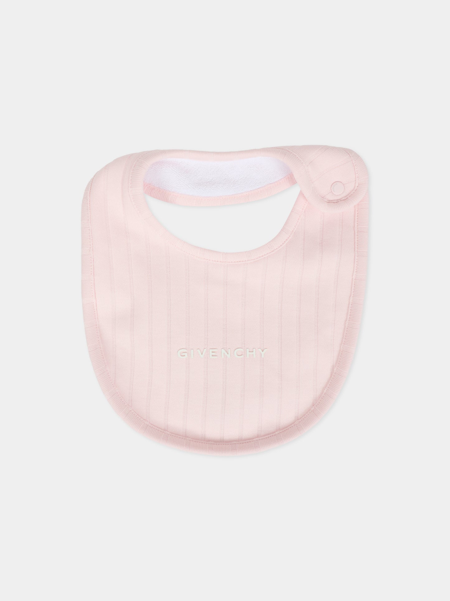 Set tutina rosa per neonata con logo,Givenchy Kids,H30864 44Z