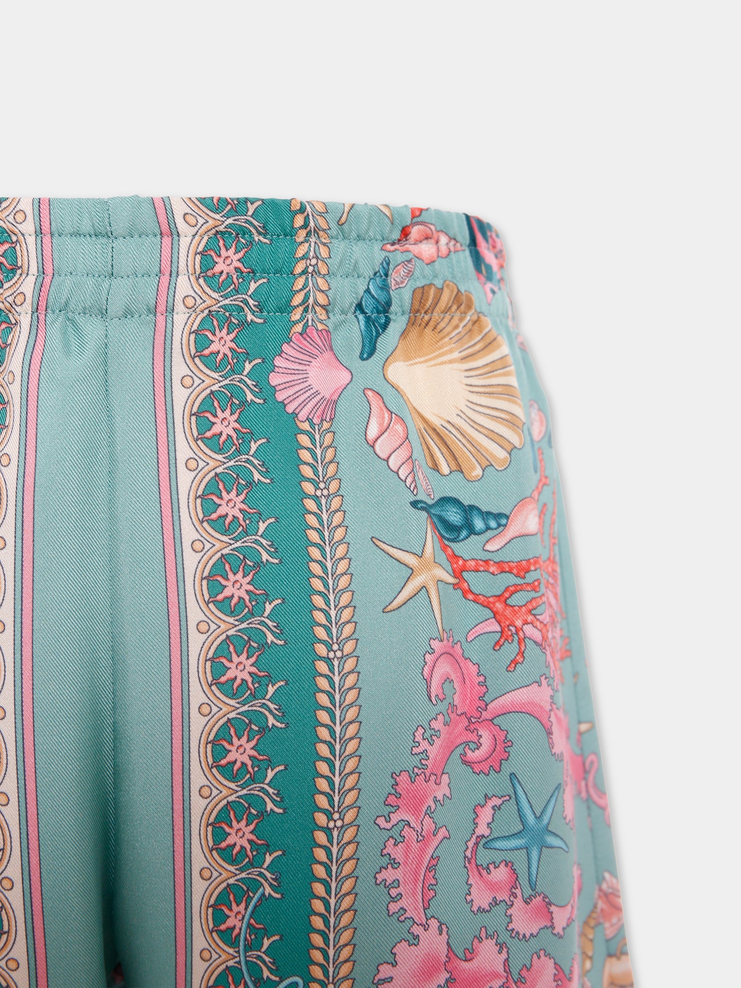 Shorts La Vacanza multicolor per bambini,Versace,1018699 1A15237 5GA30