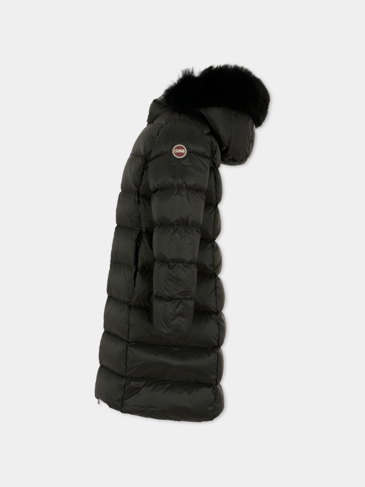 Piumino nero per bambina con logo,Colmar Originals Kids,3499E 2YO 99