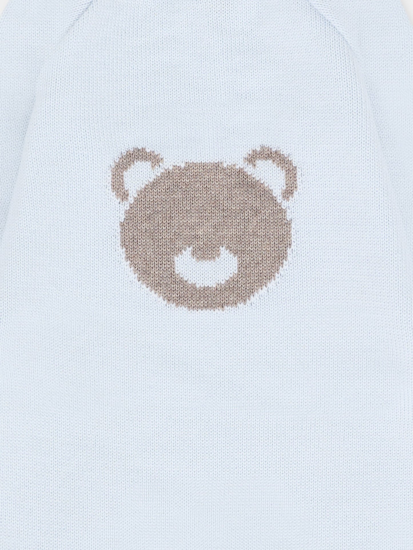 Tutina celeste per neonato con orso,Little Bear,2110 CIELO/TORTORA