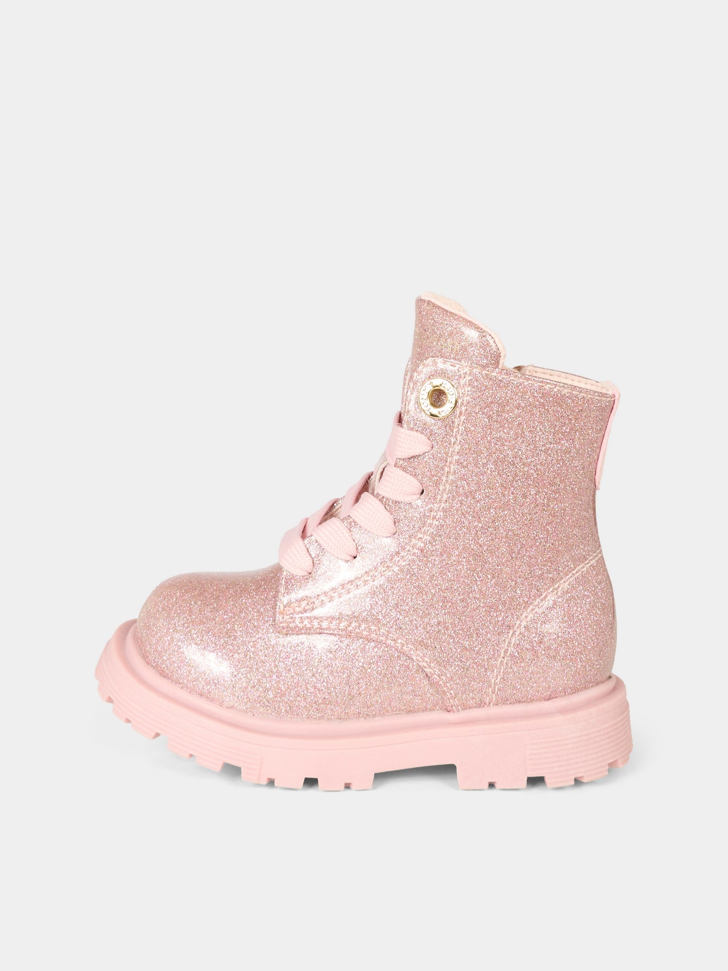 Anfibi rosa per bambina con logo,Tommy Hilfiger Junior,T1A5 34005 1237302