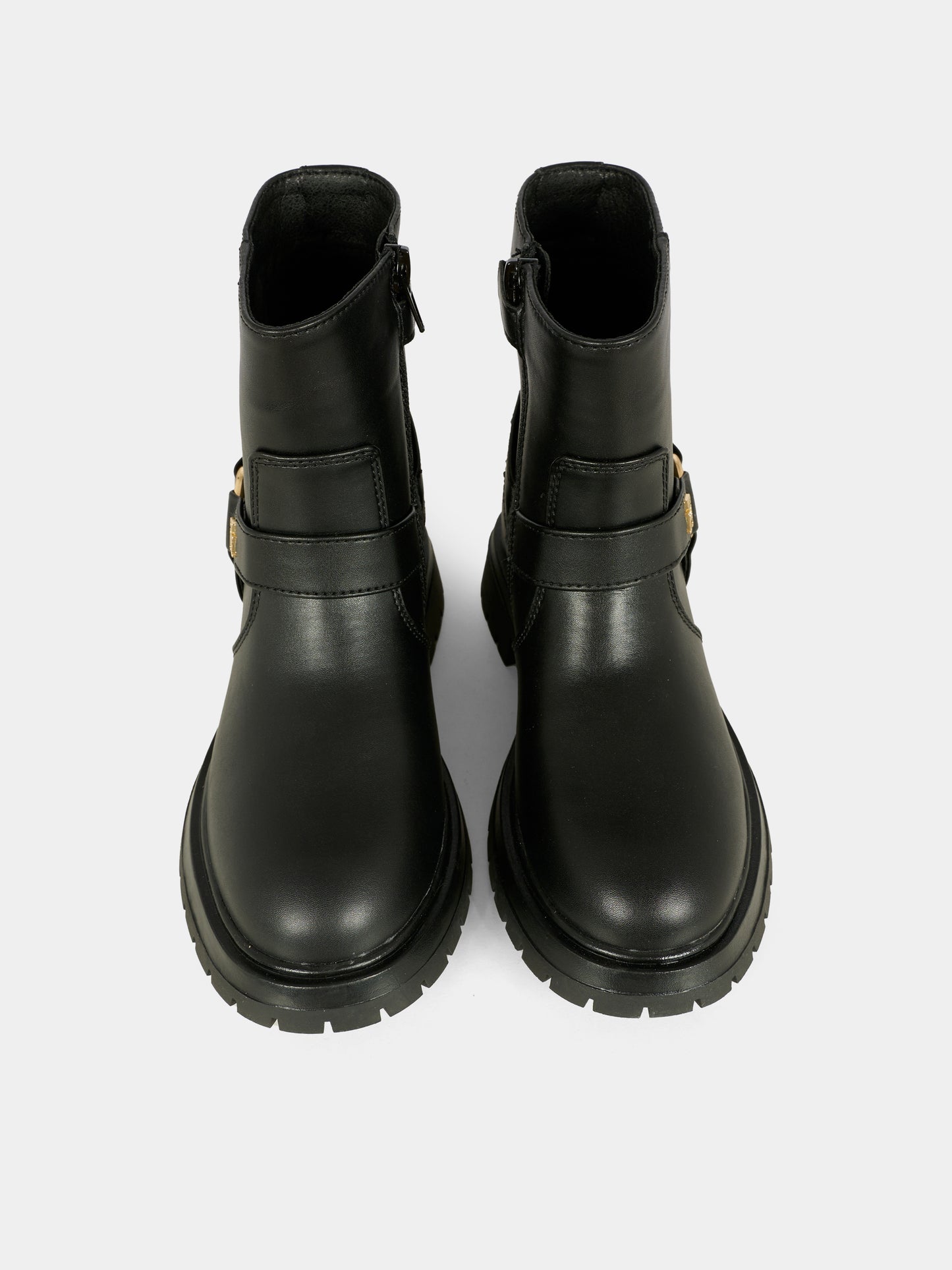 Stivaletti neri per bambina con logo,Tommy Hilfiger Junior,T3A5 34021 1355999