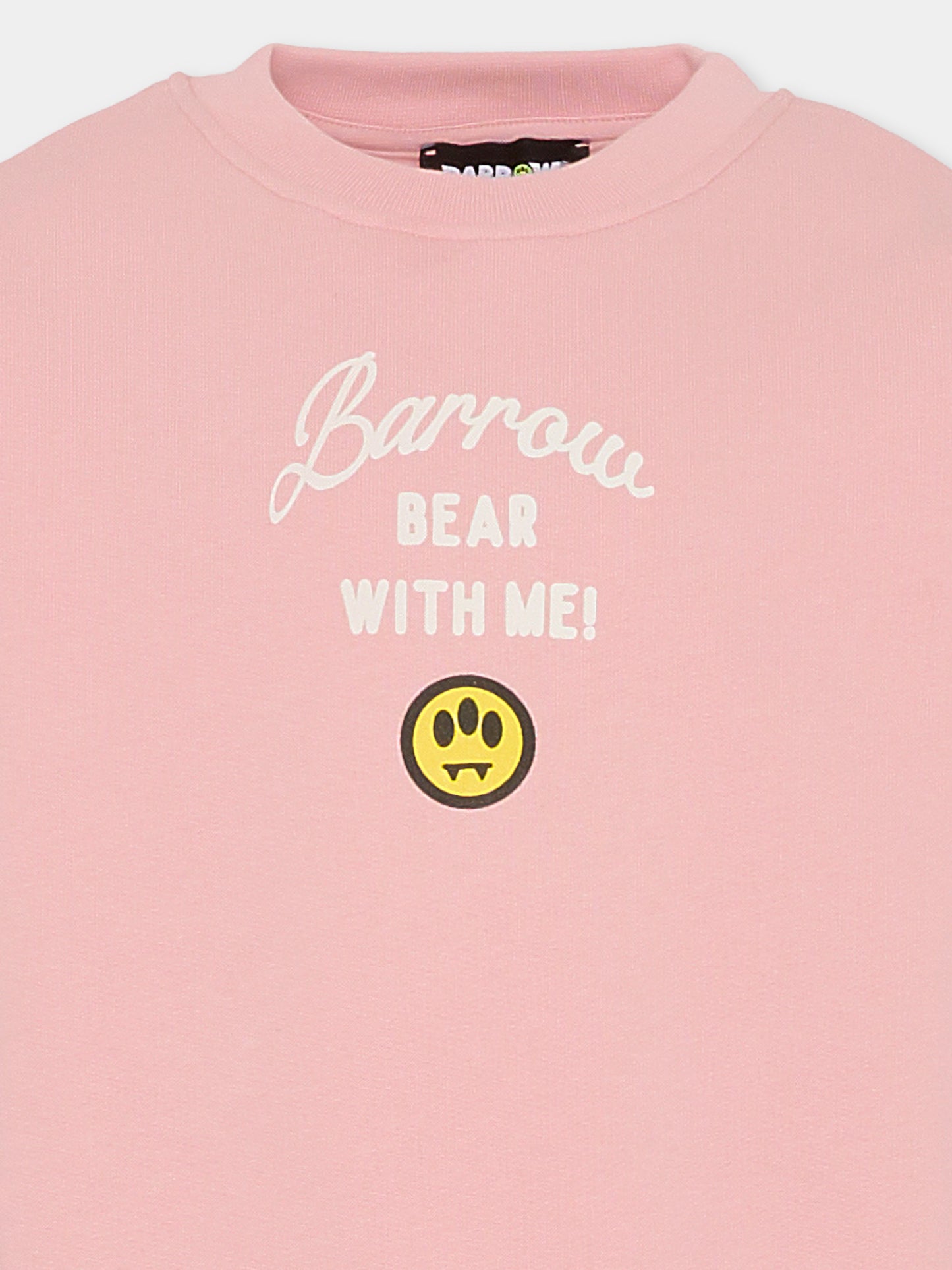 Felpa rosa per bambina con Bear,Barrow,F5BKJGSW132 406