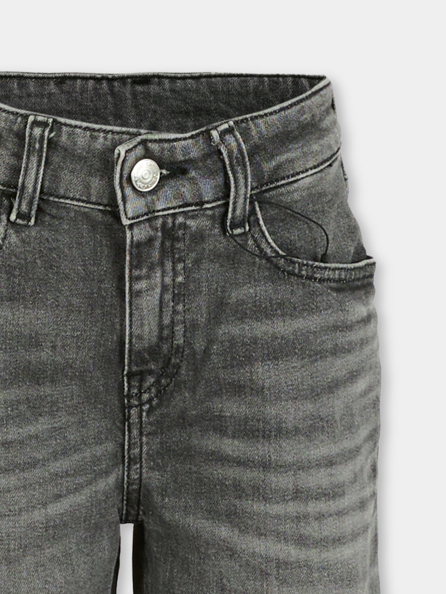 Jeans neri per bambino,Calvin Klein Kids,25WCKIB0IB02550 1BY