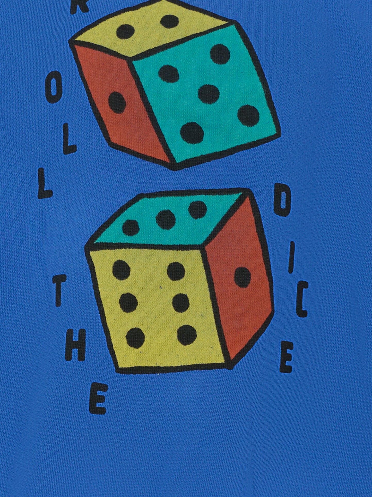Felpa blu per bambini con dadi,Bobo Choses,B225AC030