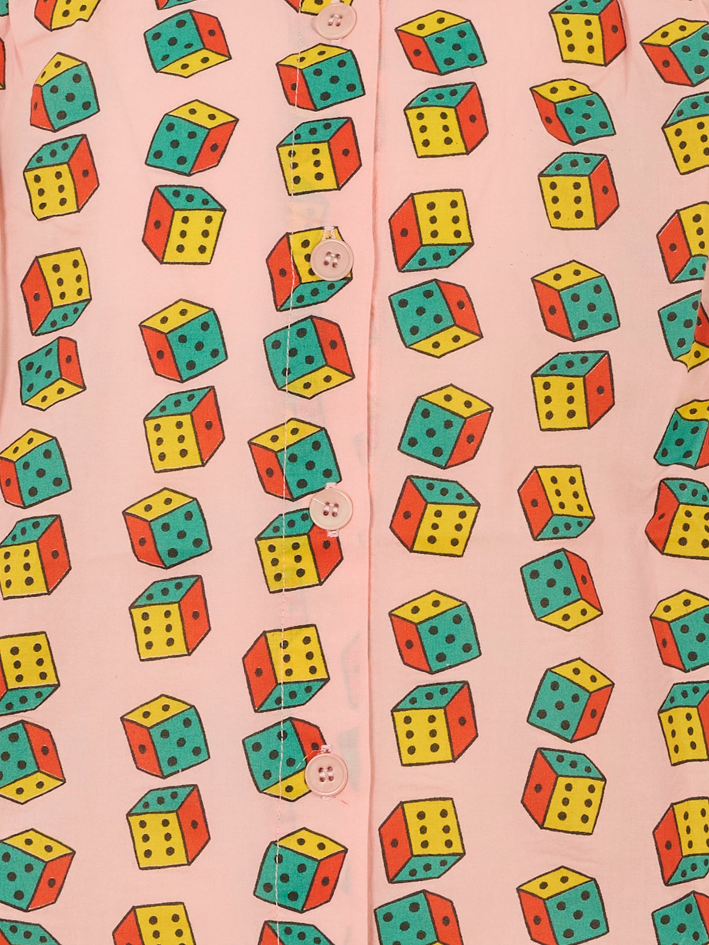 Camicia rosa per bambina con dadi,Bobo Choses,B225AC055