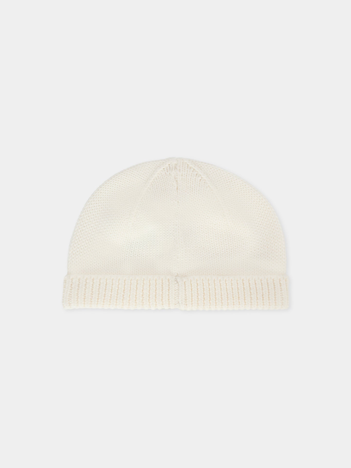 Cappello avorio per neonata con cuore,Petit Bateau,A0DRP 01