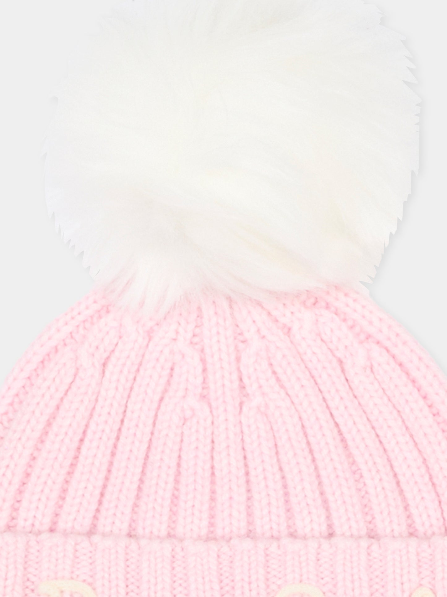 Berretto rosa per bambina con scritta,Mc2 Saint Barth,WENG007 - 02078I