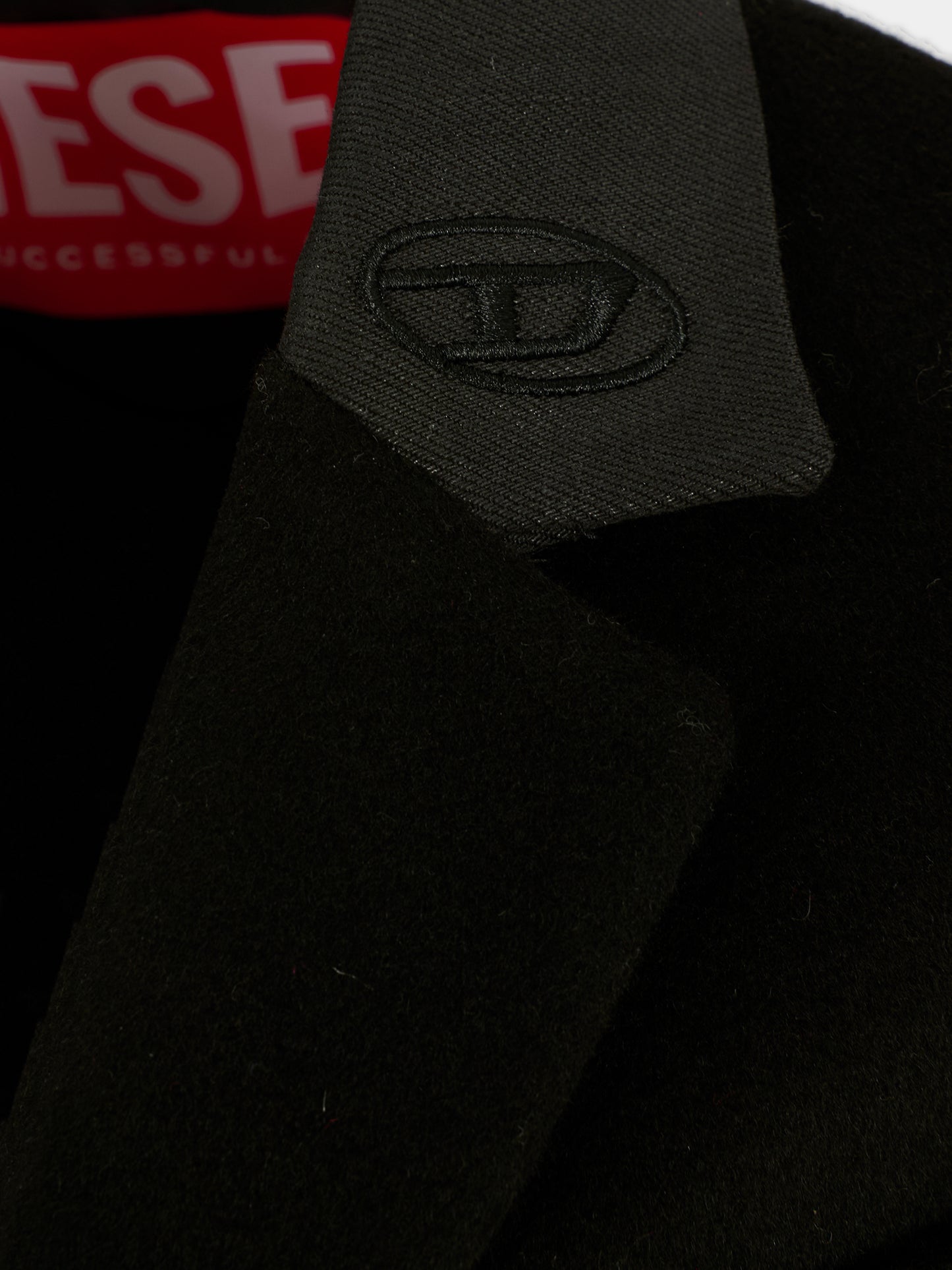 Cappotto nero per bambino con logo,Diesel,J02418-KXBQU-K900