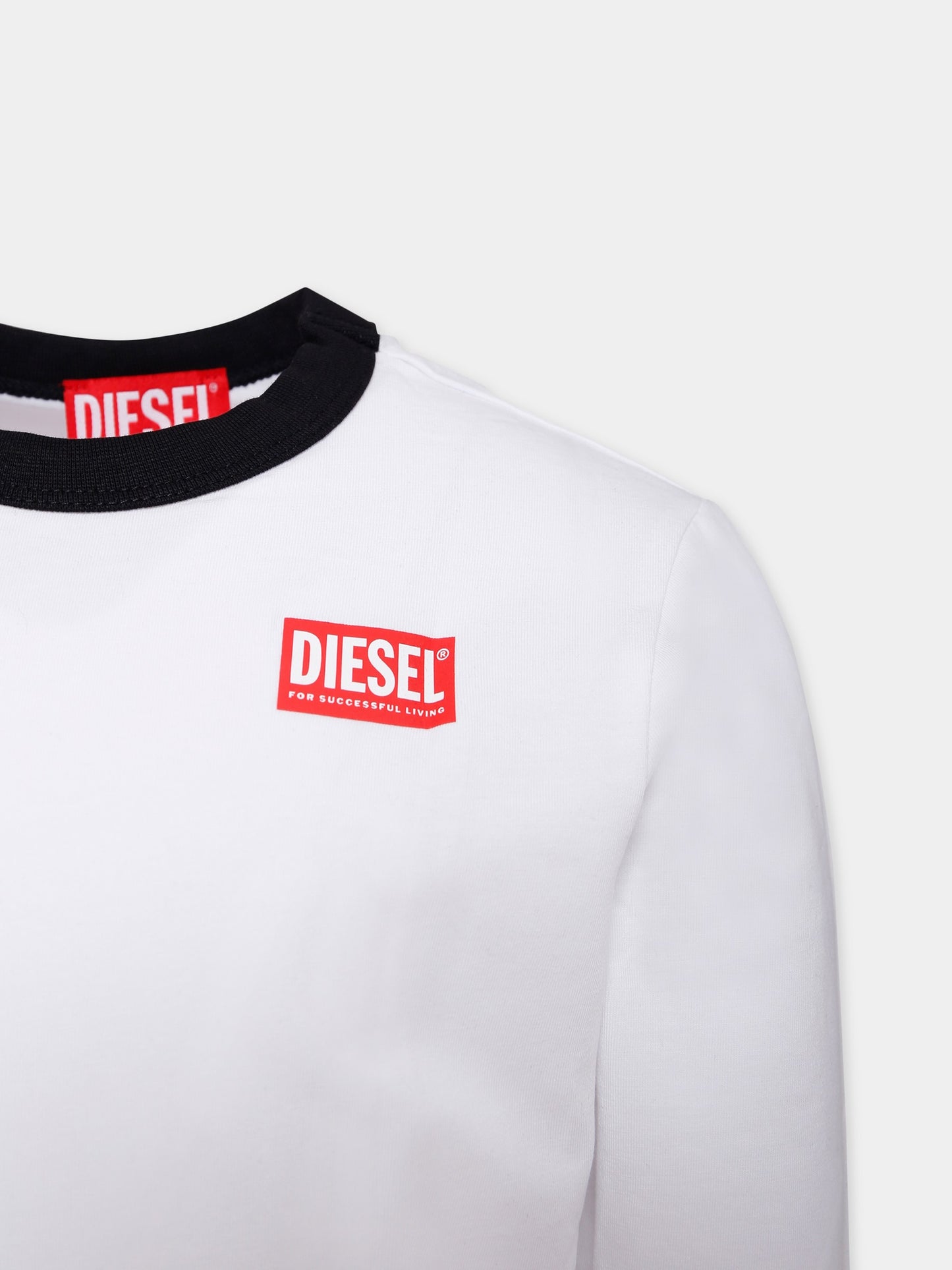 Pigiama nero per bambino con logo,Diesel,J02503-KYATR-K900E