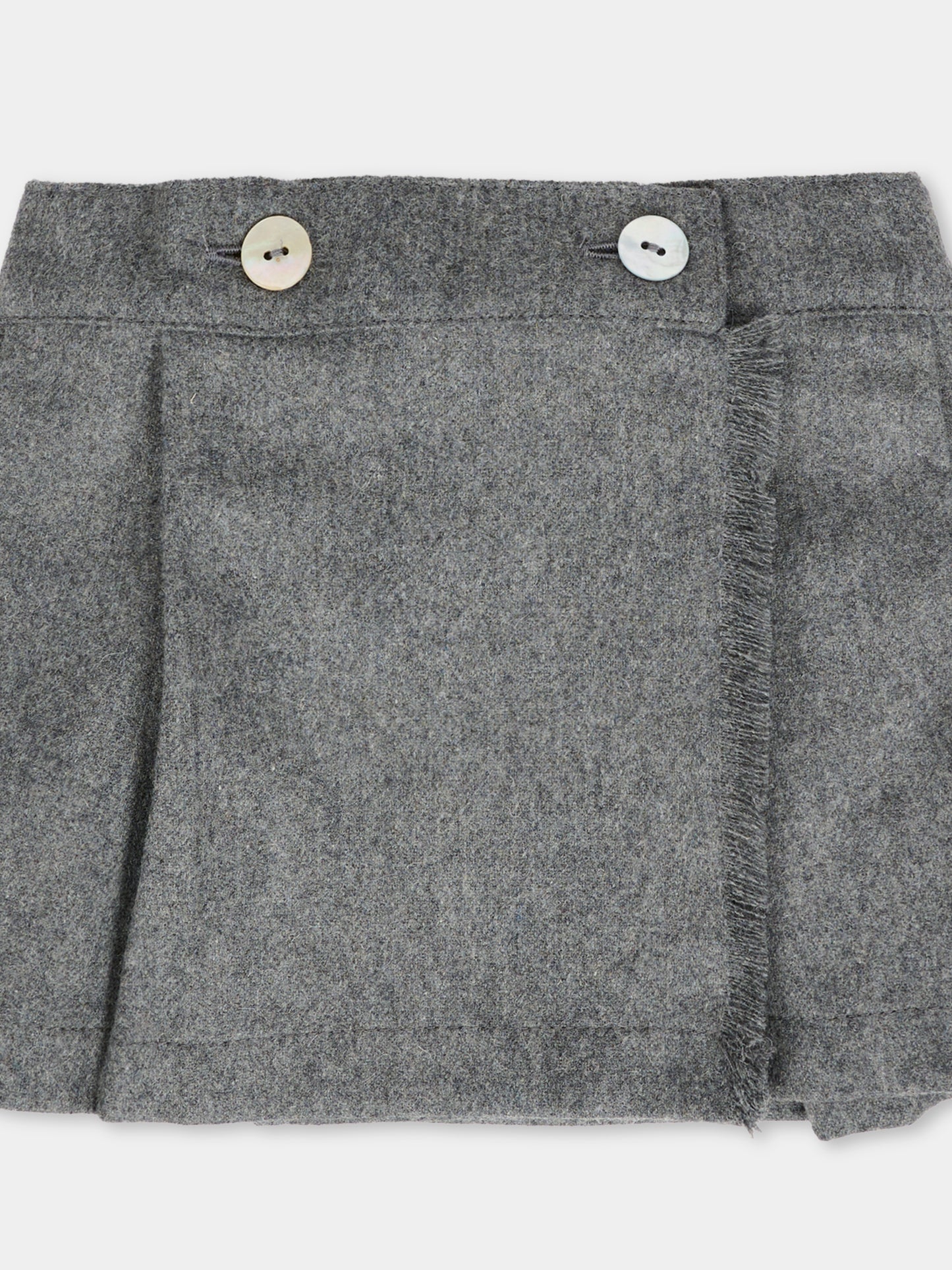 Gonna grigia per neonata,J.o. Milano,562X1 GRIGIO