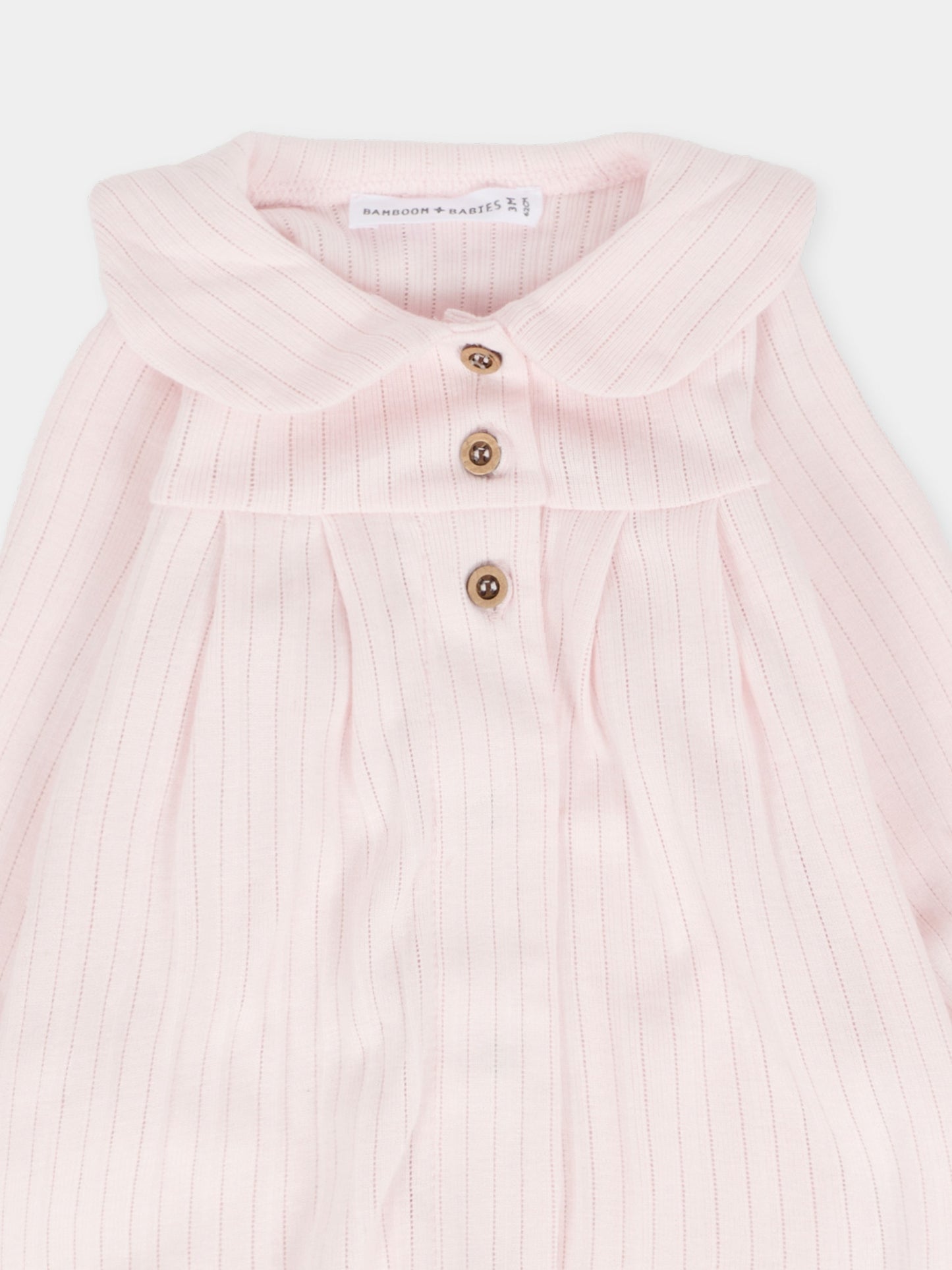 Tutina rosa per neonata,Bamboom,1047 PINK BLUSH
