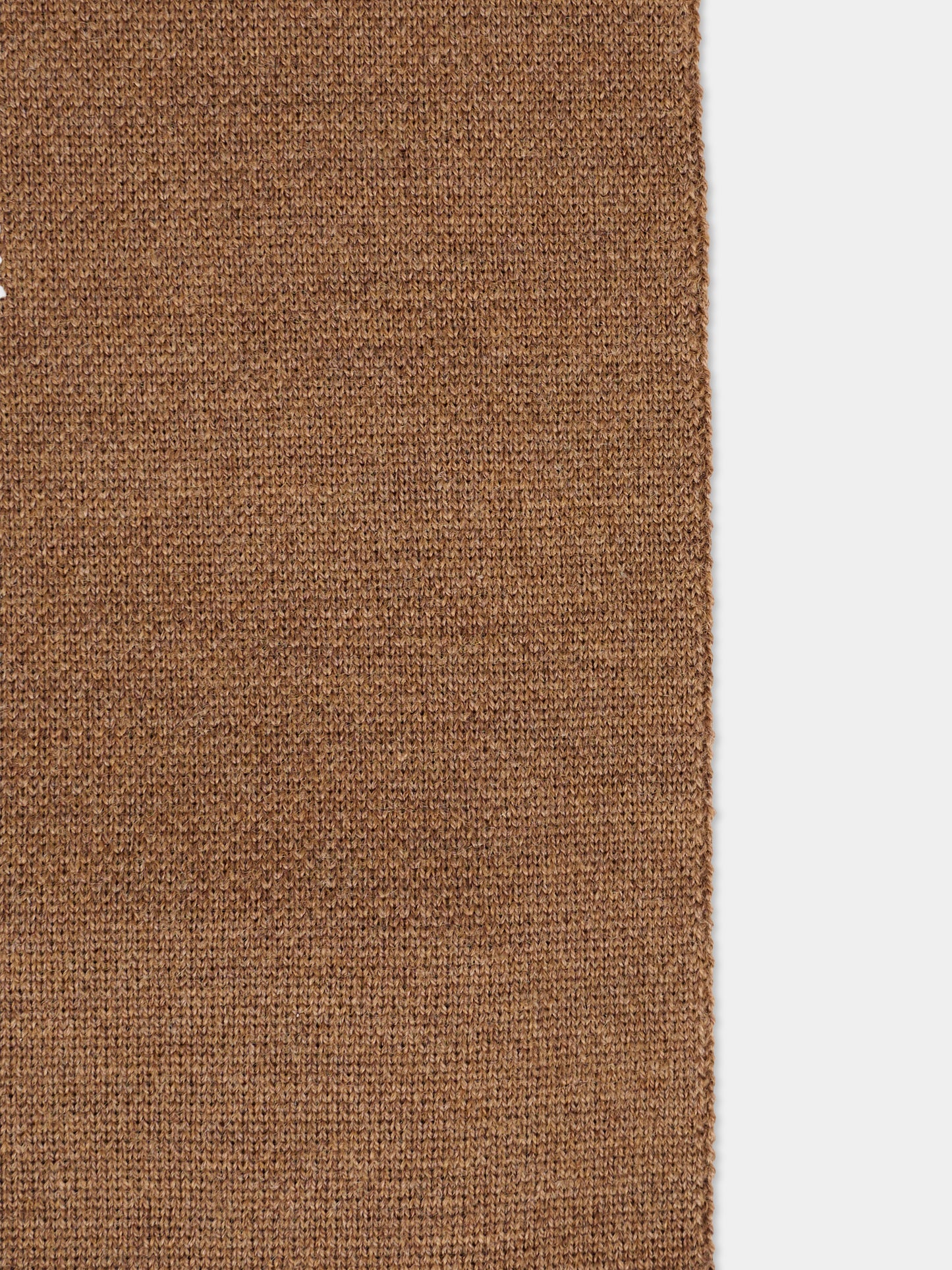 Sciarpa marrone per bambini con FF e logo,Fendi Kids,JUQ065 AV78 F1U75