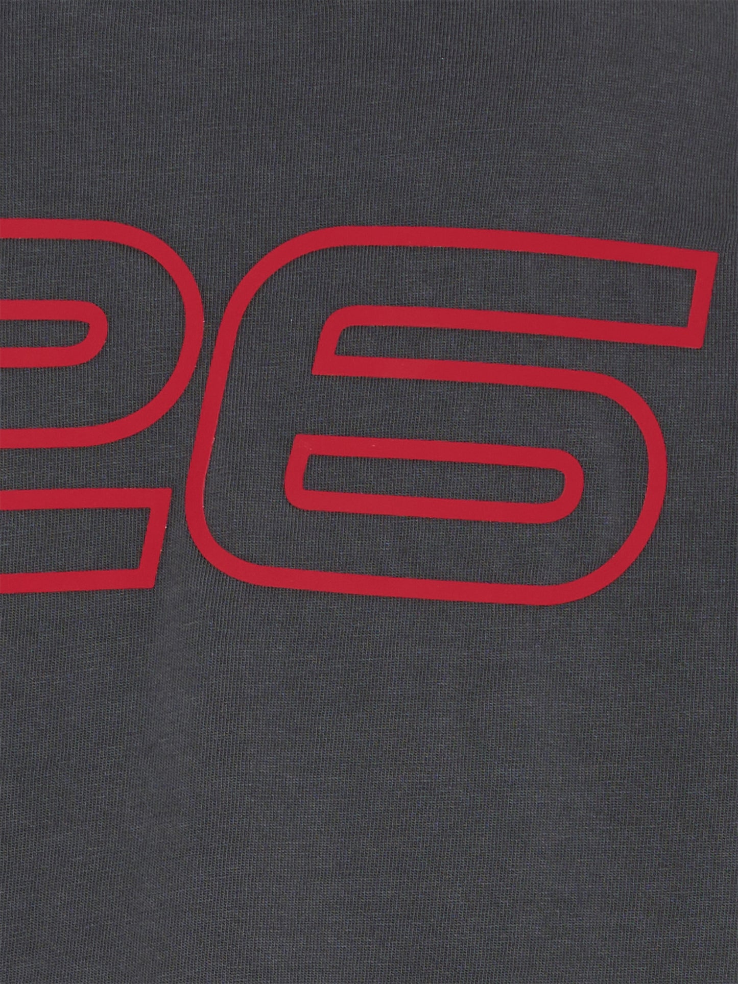 T-shirt grigia per bambini con logo rosso,Fear Of God Essentials,785HO251431K IRON GREY