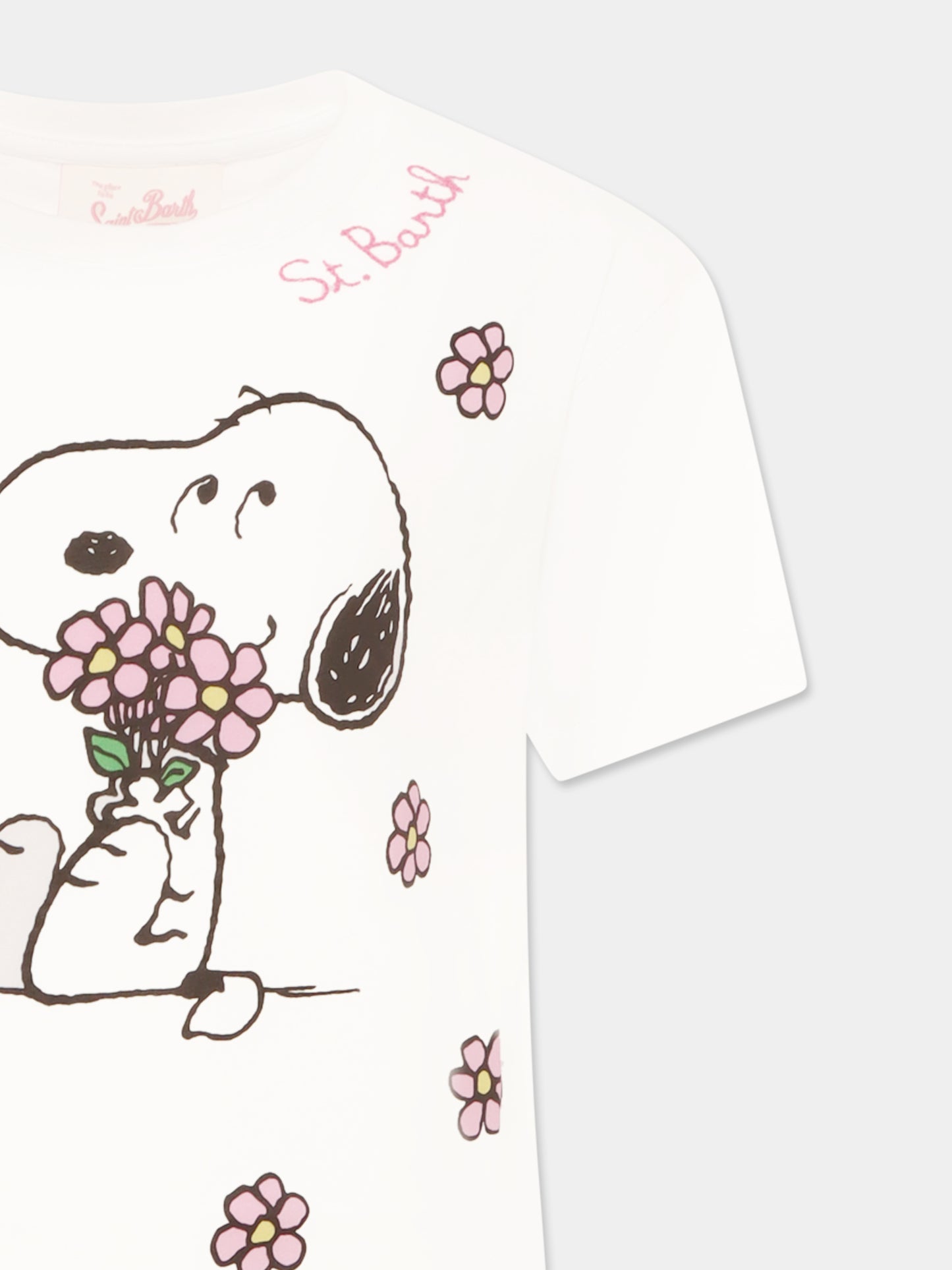 White dress for girl with Snoopy
