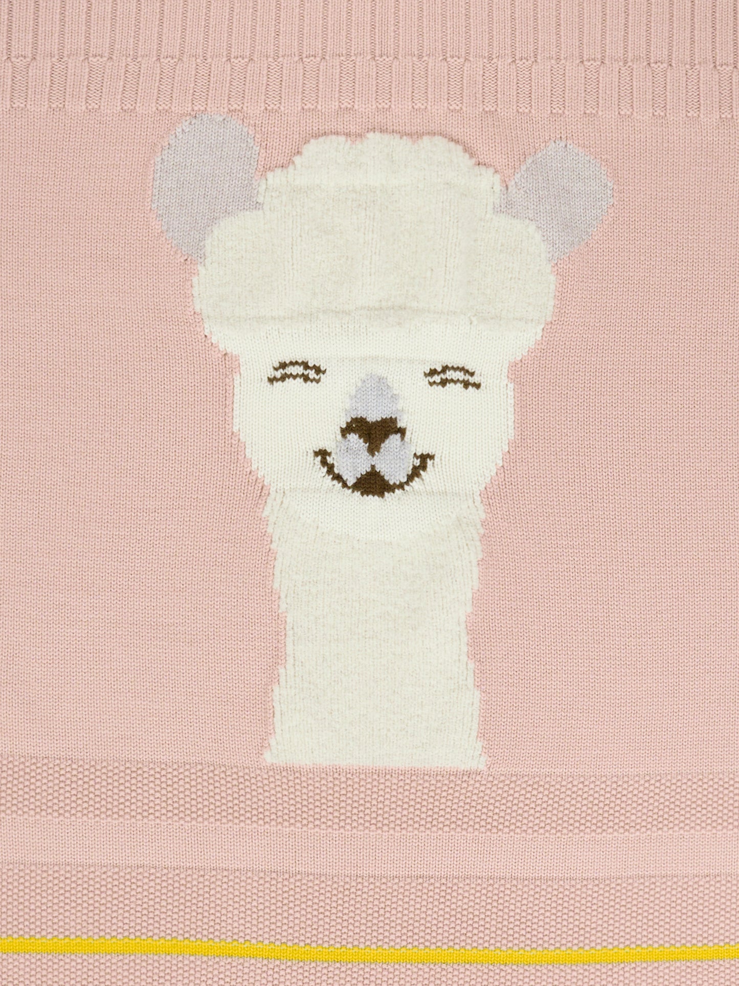 Coperta rosa per neonata con alpachino,Gensami,COP-ALP-WE CAMEO PINK