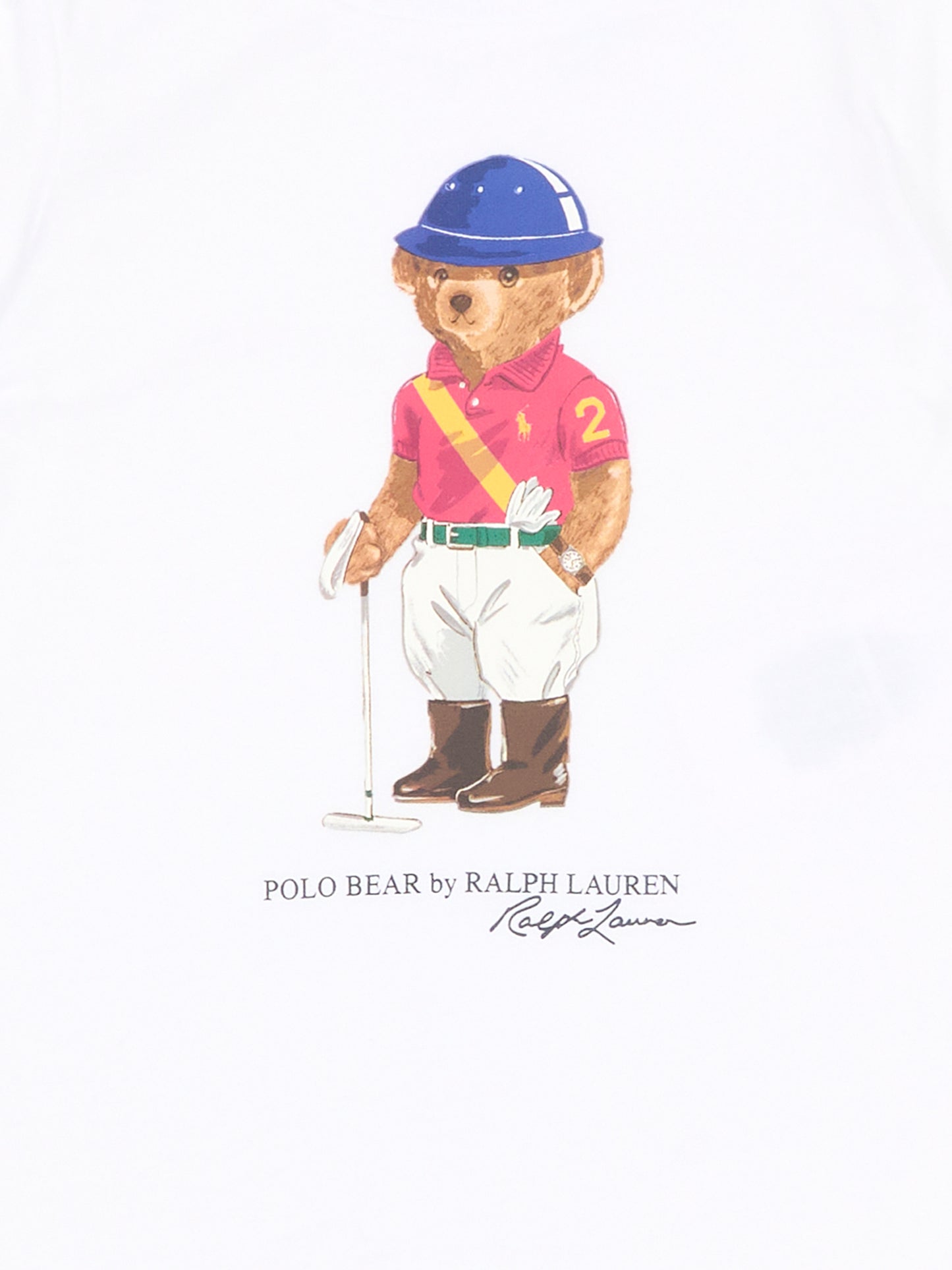 Body bianco per neonata con Polo Bear,Ralph Lauren Kids,A96181001