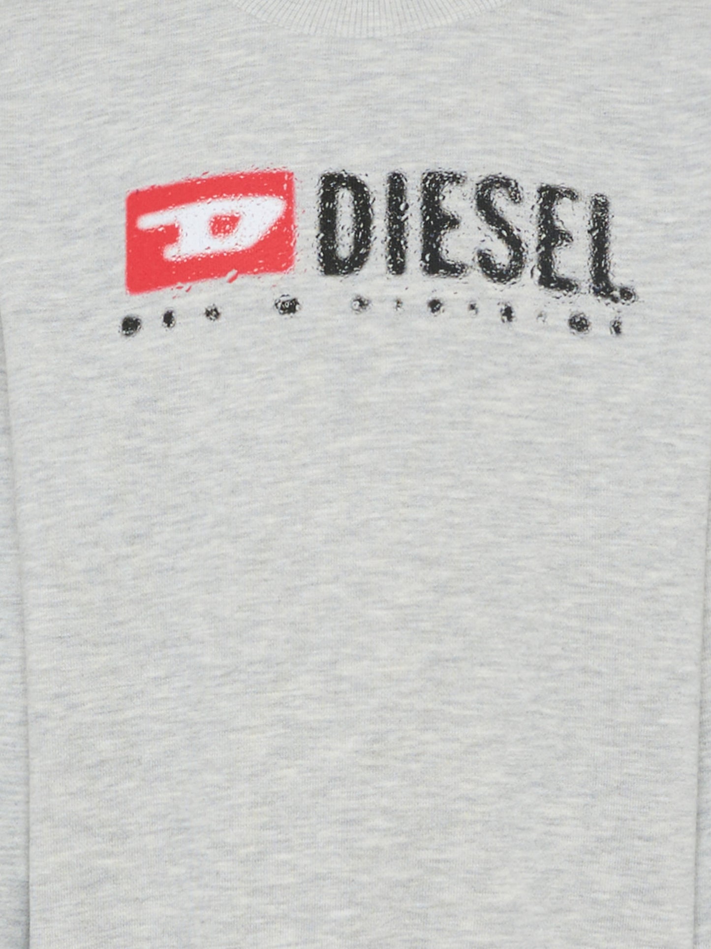 Felpa grigia per bambino con logo,Diesel,J02483 KYAZ3 K963