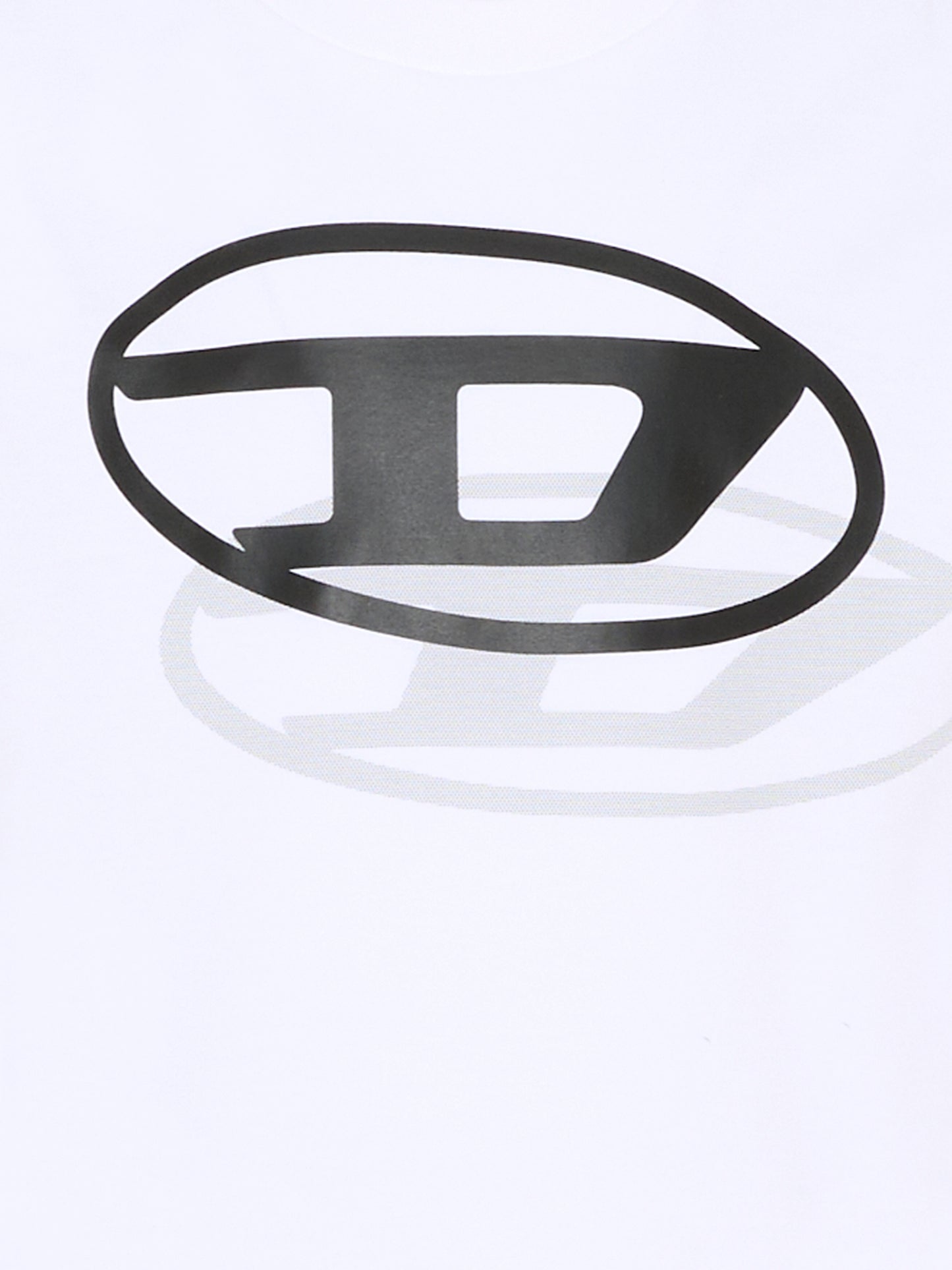 T-shirt bianca per bambini con loghi,Diesel,J02601 00YI9 K100