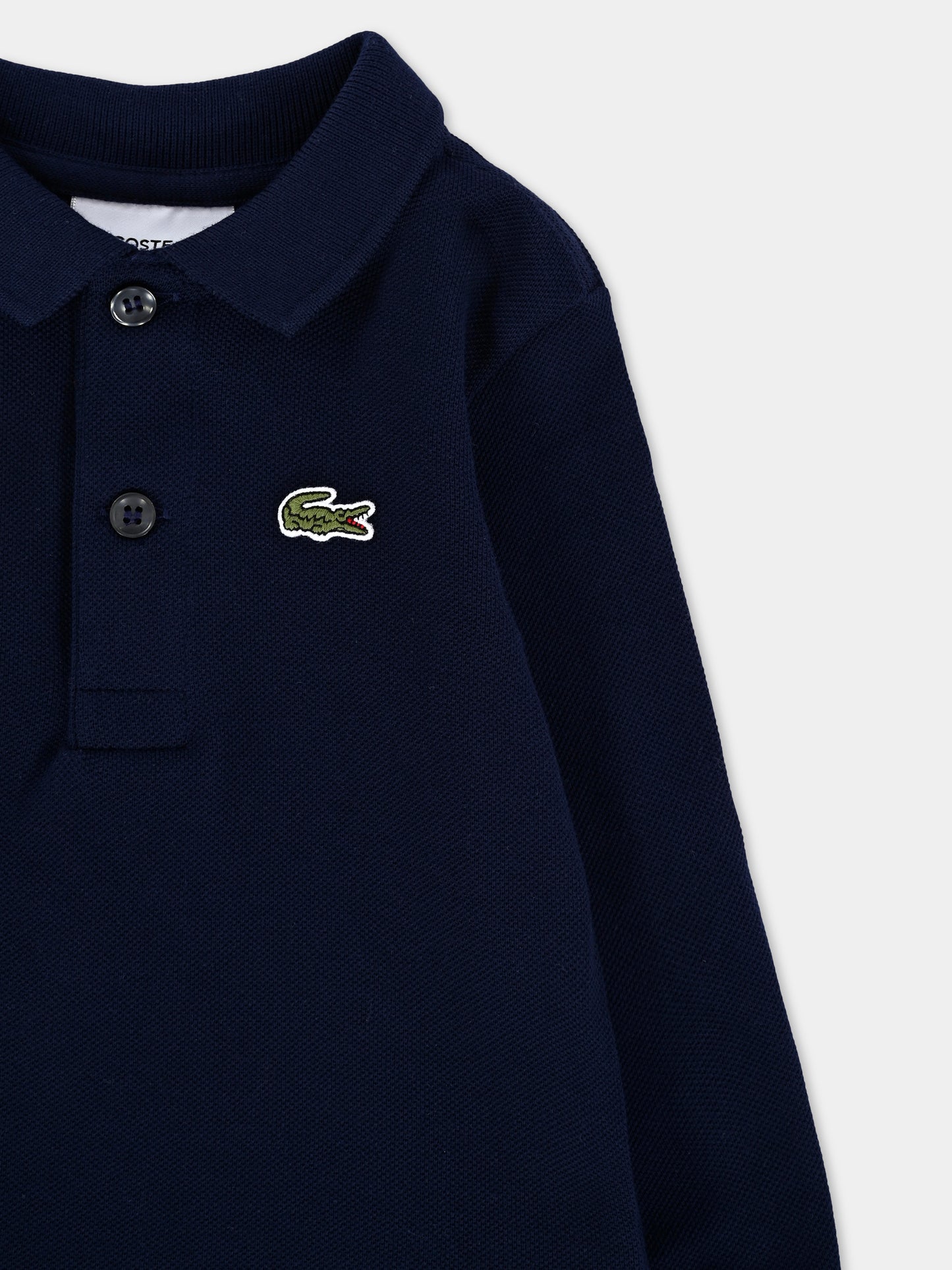 Polo blu per neonato con coccodrillo,Lacoste,PJ8915 166 -