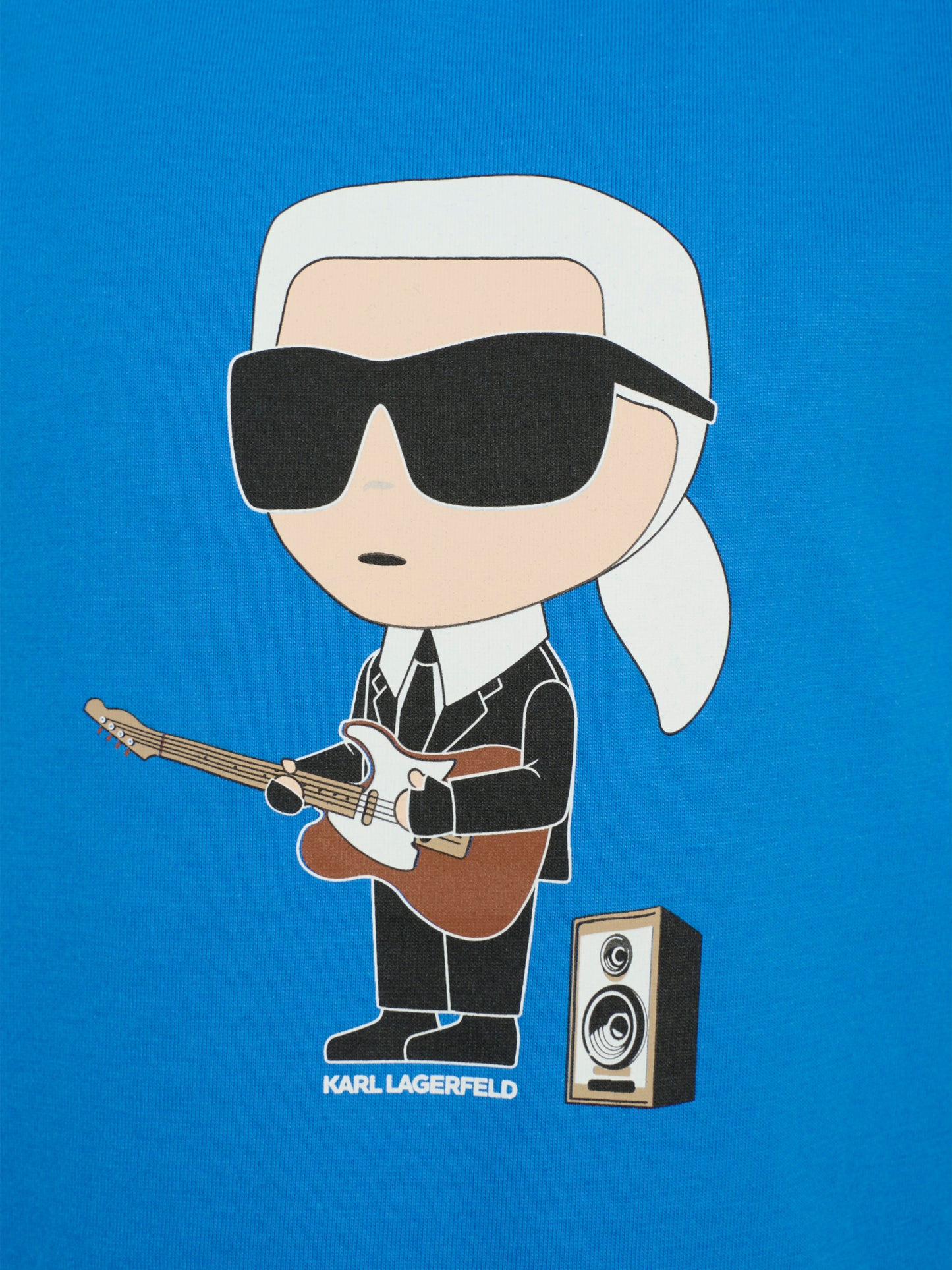 T-shirt blu per bambino con Karl Lagerfeld,Karl Lagerfeld Kids,Z30438 816