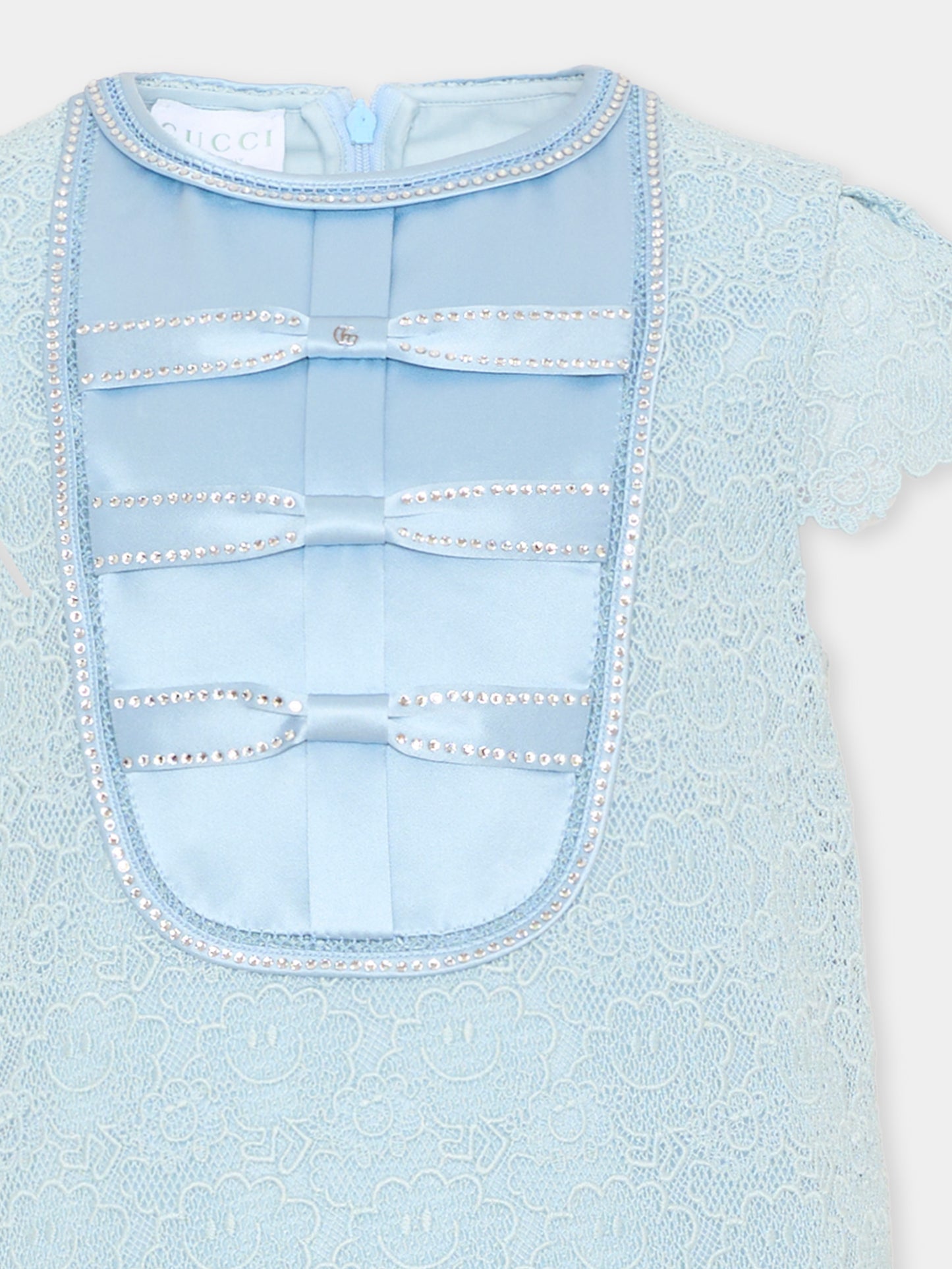 Light blue lace dress for Girl