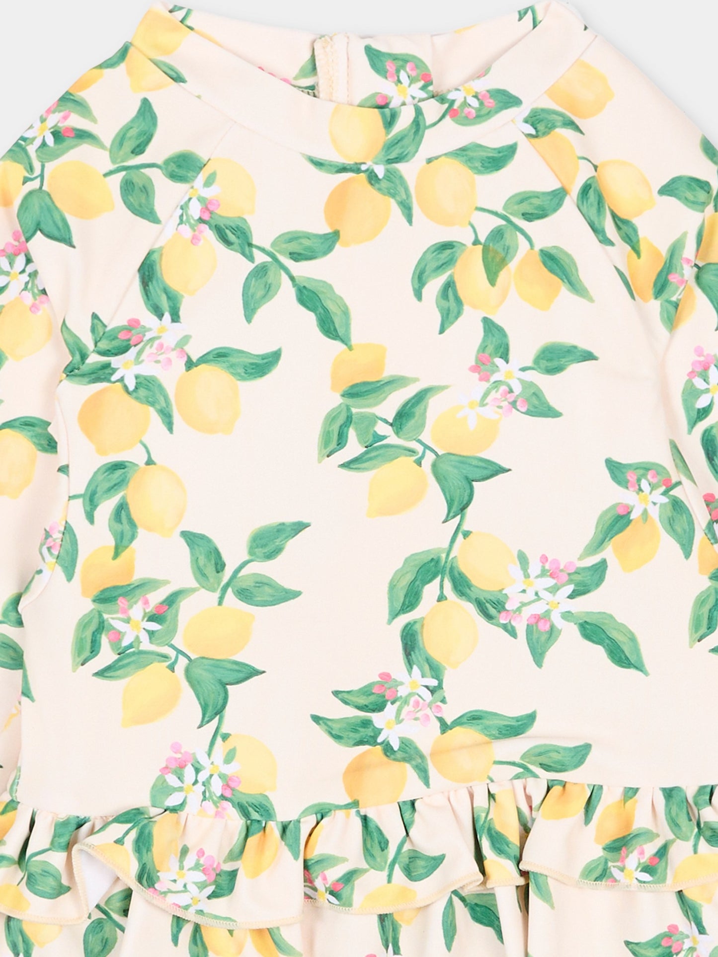 Costume intero Narice Anti UV multicolor per neonata con limoni,Molo,8S26P525 9516