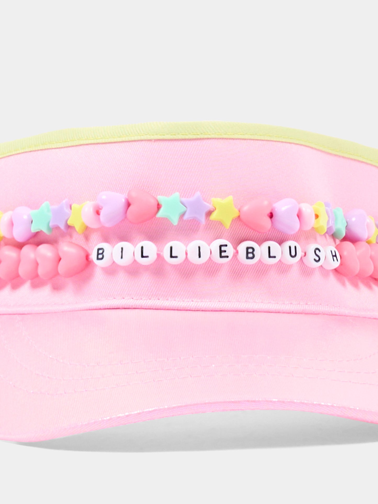Cappello con visiera rosa per bambina con perline,Billieblush,U22020 46N