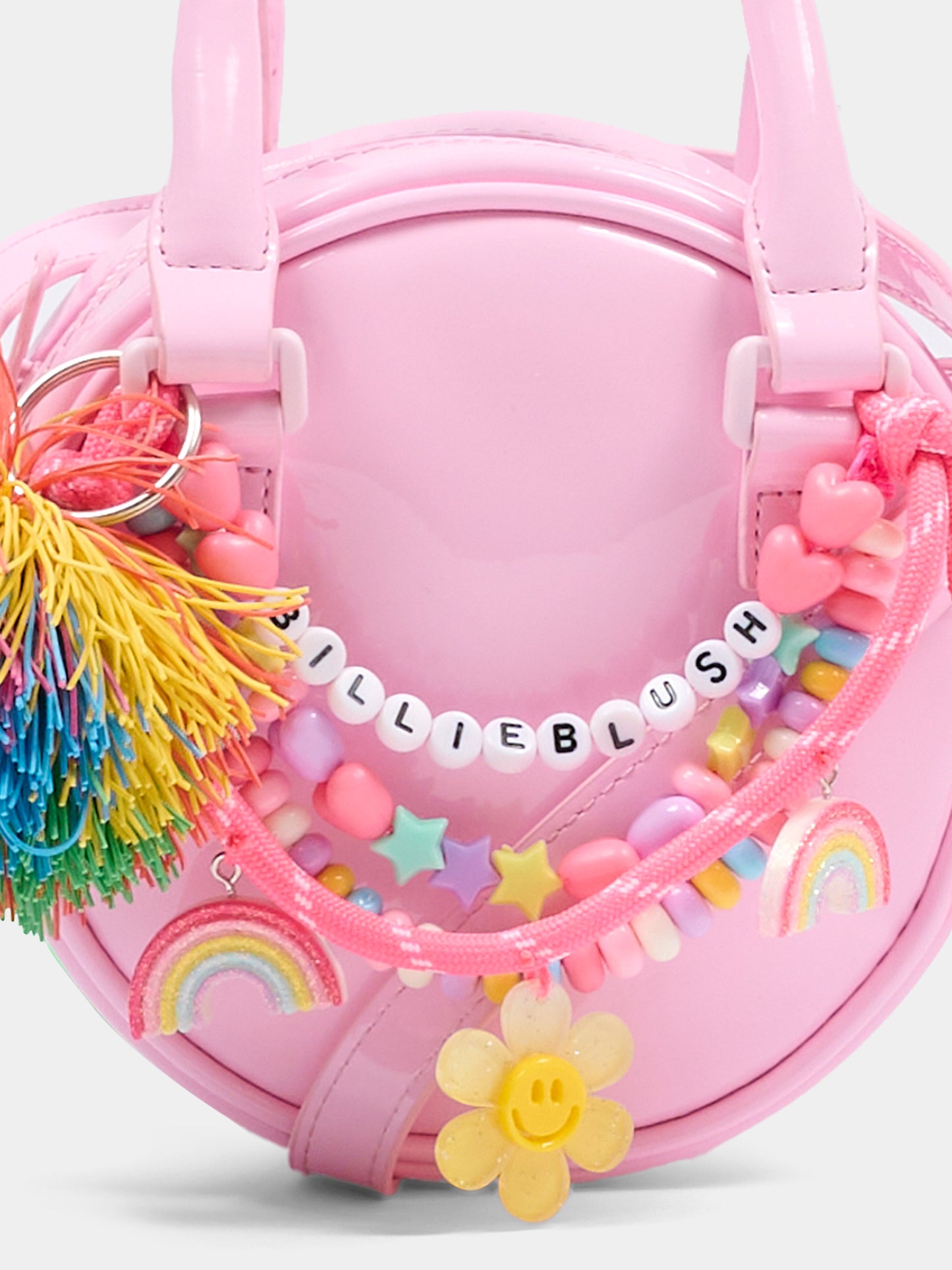 Pochette rosa per bambina con charms,Billieblush,U22045 46N