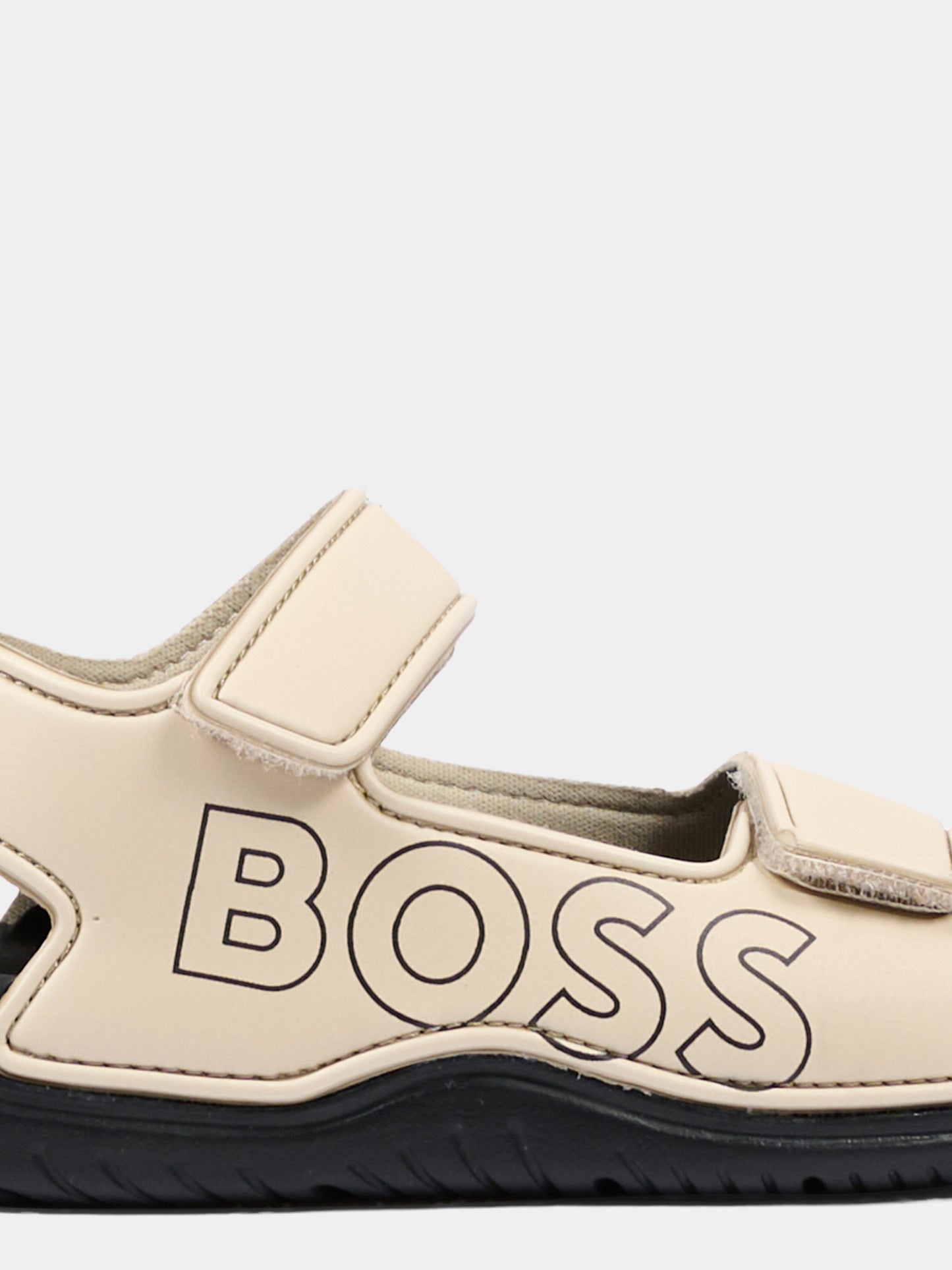 Sandali beige per bambino con logo,Boss,J52821 249